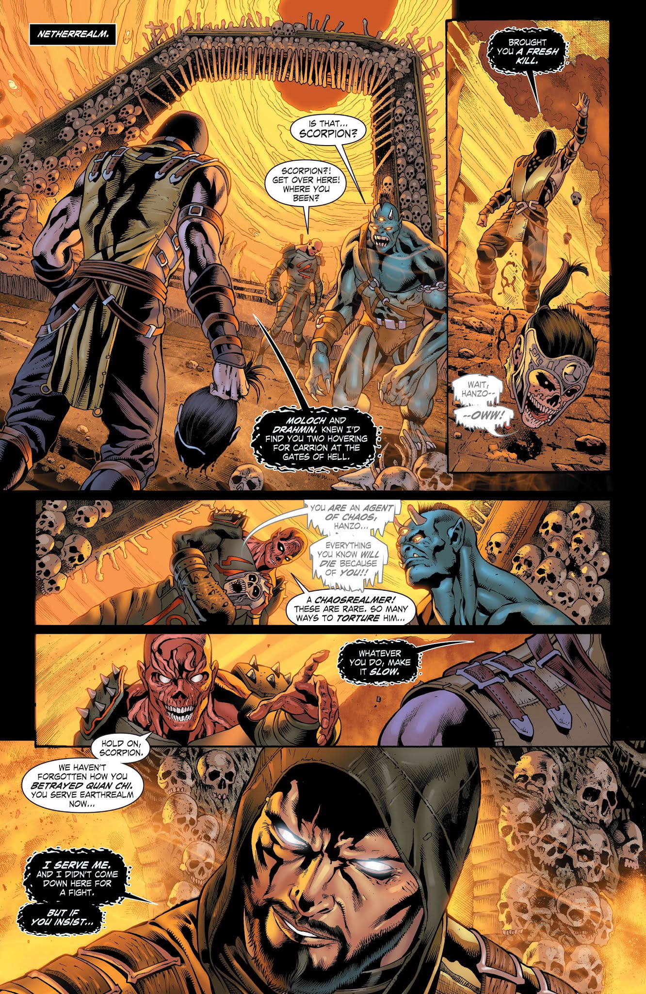 Read online Mortal Kombat X [I] comic -  Issue # _TPB 3 - 97