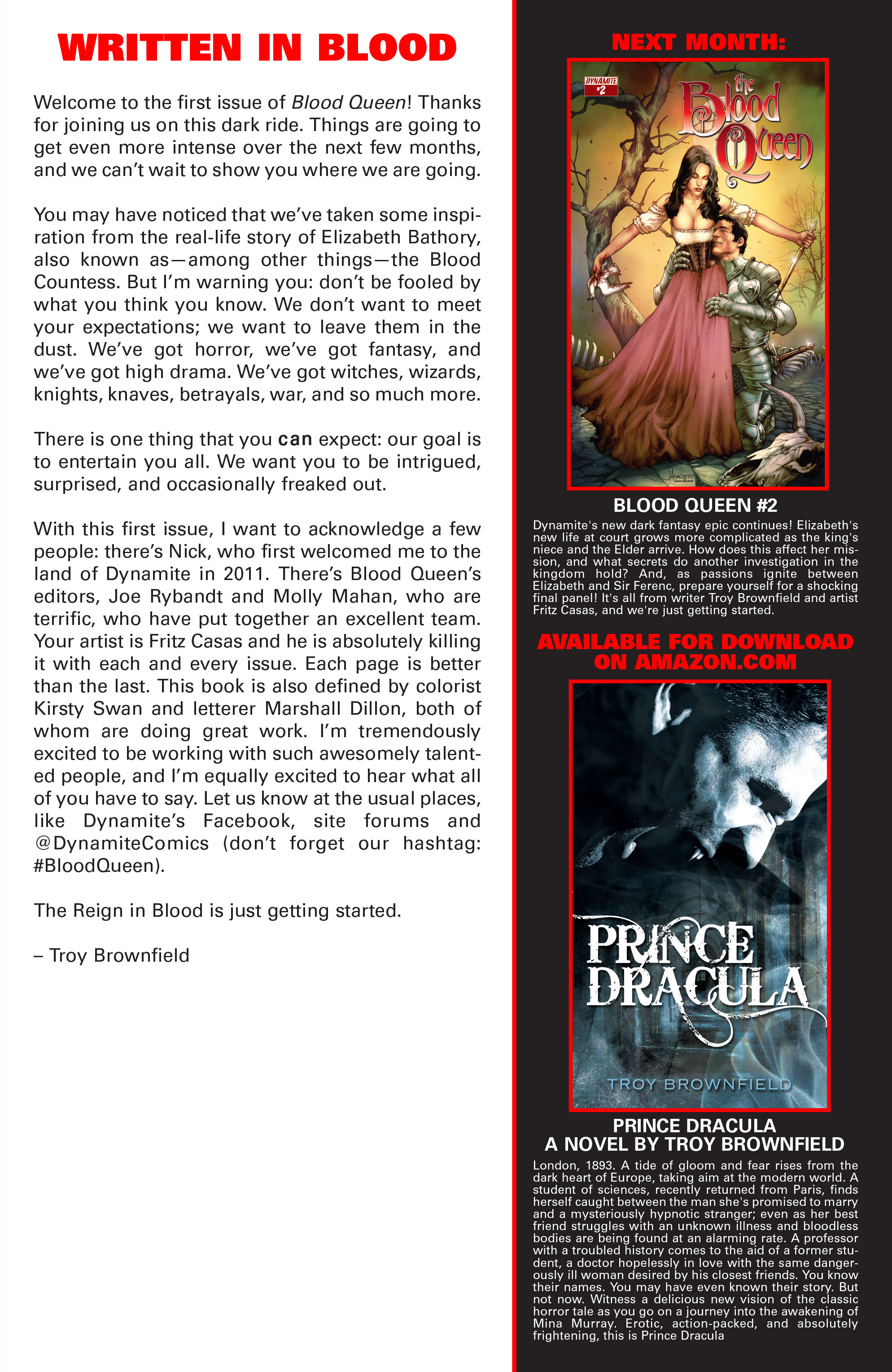 Read online The Blood Queen comic -  Issue #1 - 26