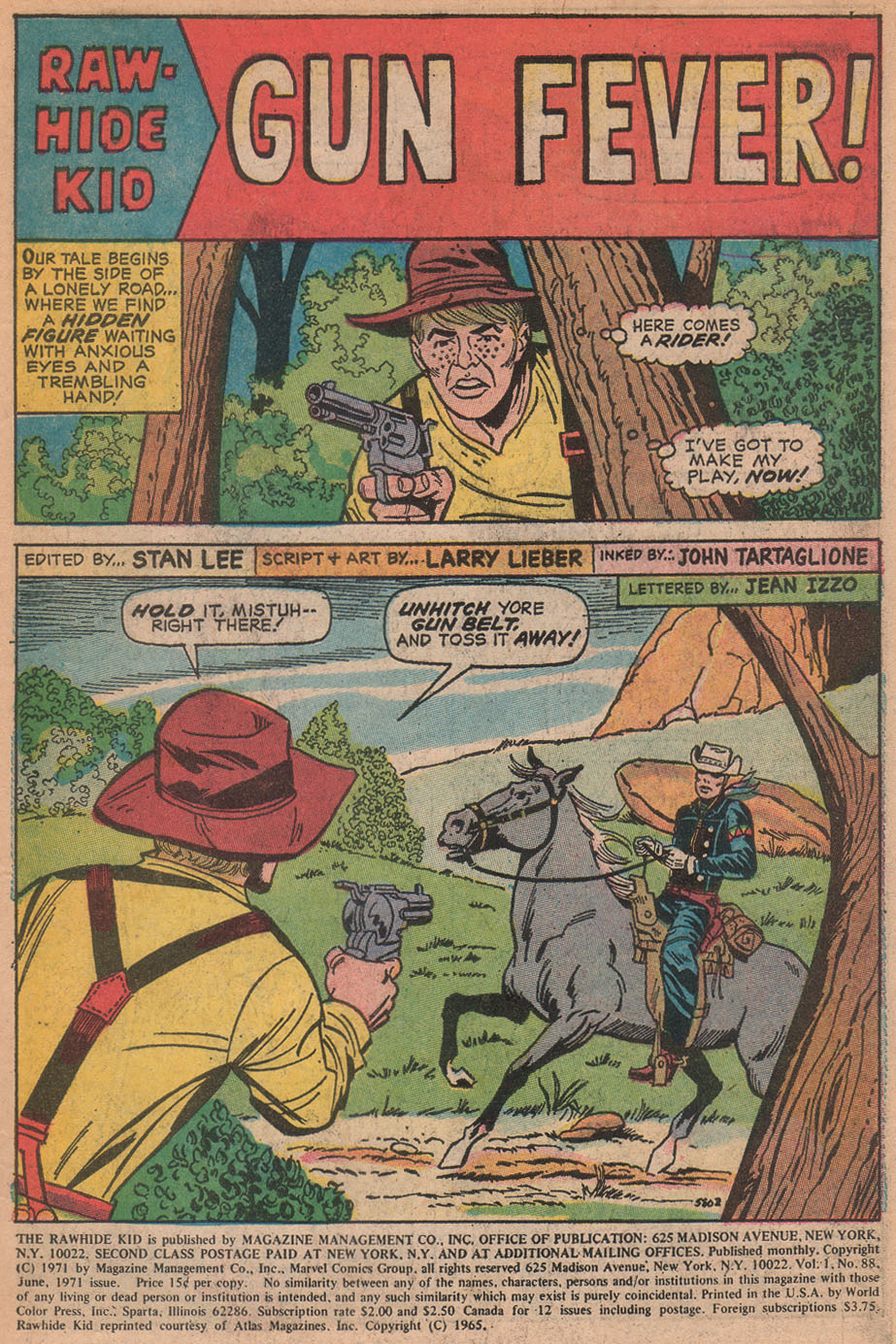 Read online The Rawhide Kid comic -  Issue #88 - 3