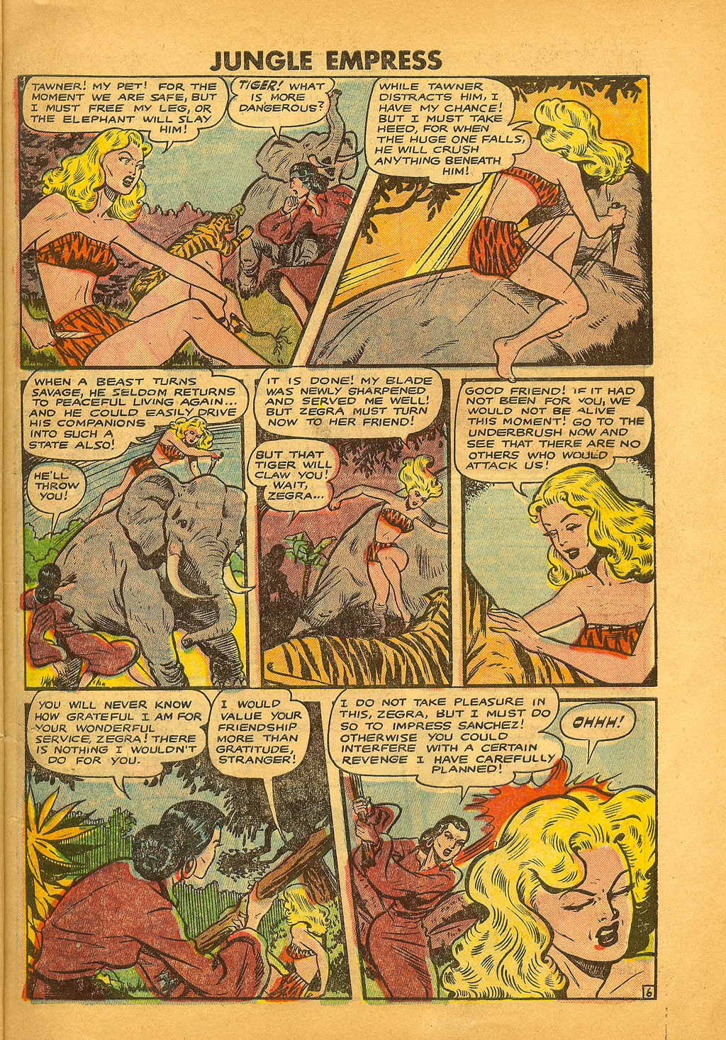 Read online Zegra, Jungle Empress comic -  Issue #4 - 7