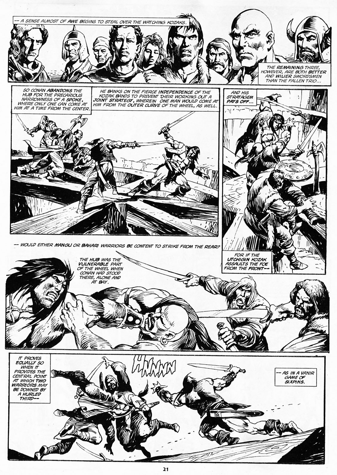 Read online The Savage Sword Of Conan comic -  Issue #218 - 20