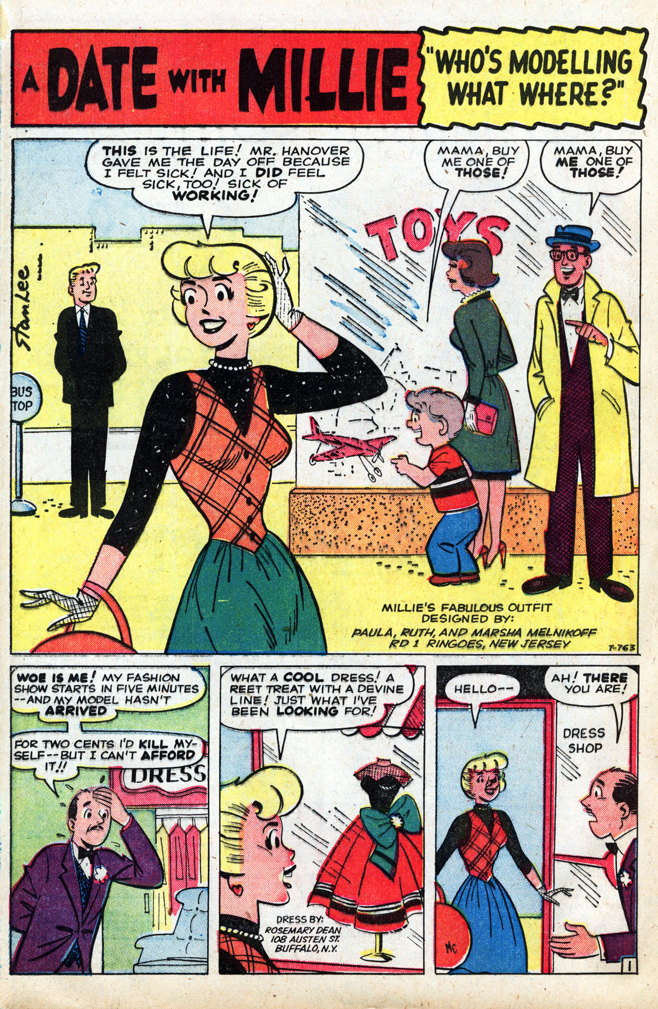 Read online A Date with Millie (1959) comic -  Issue #5 - 20