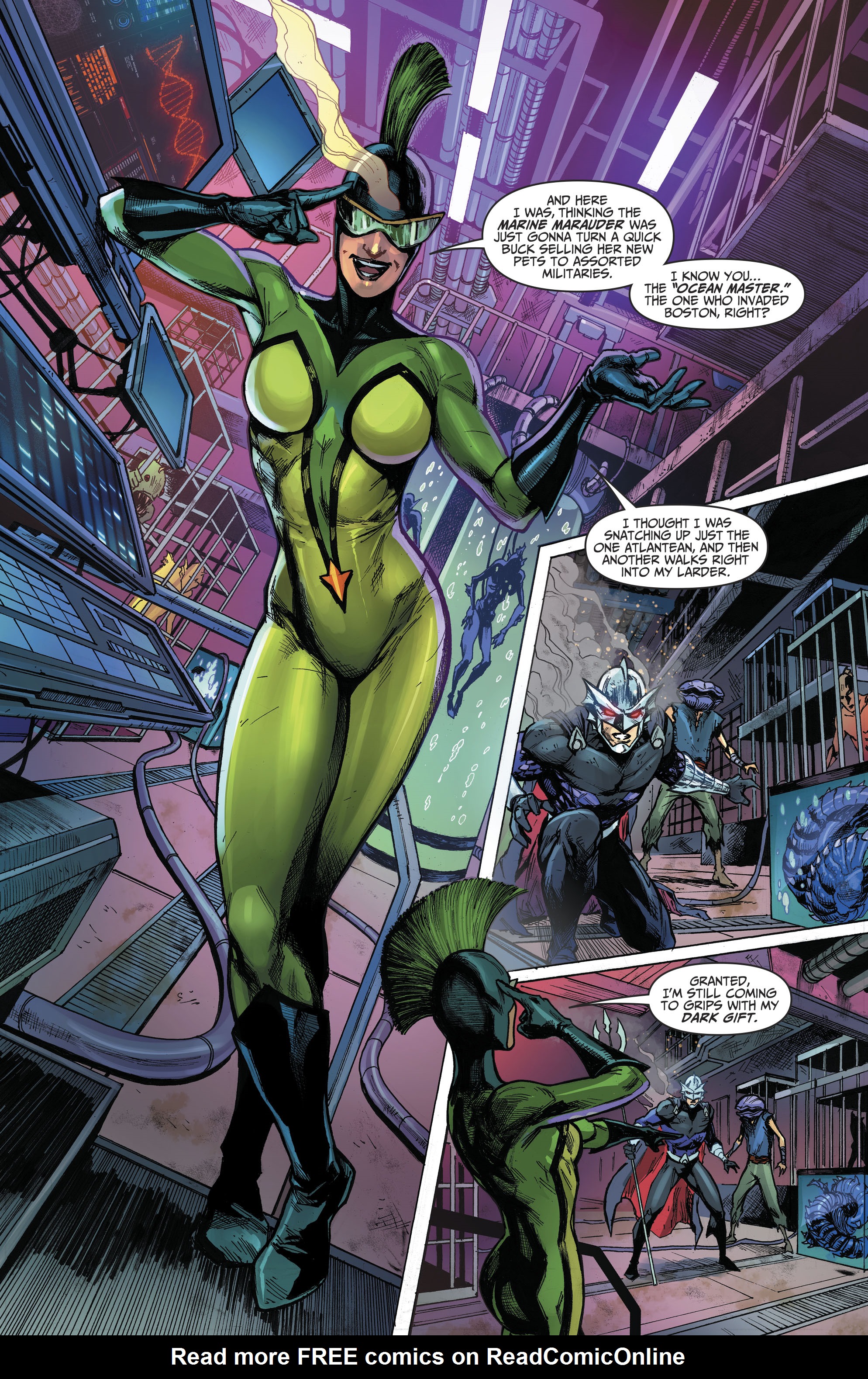 Read online Ocean Master: Year of the Villain comic -  Issue # Full - 13