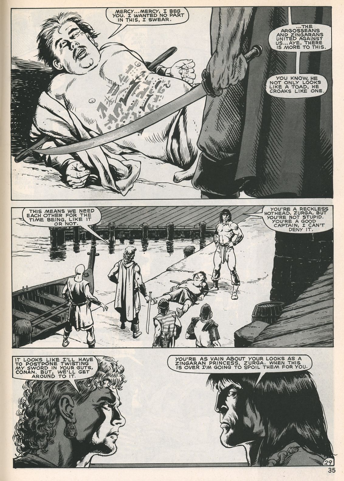 The Savage Sword Of Conan issue 129 - Page 34