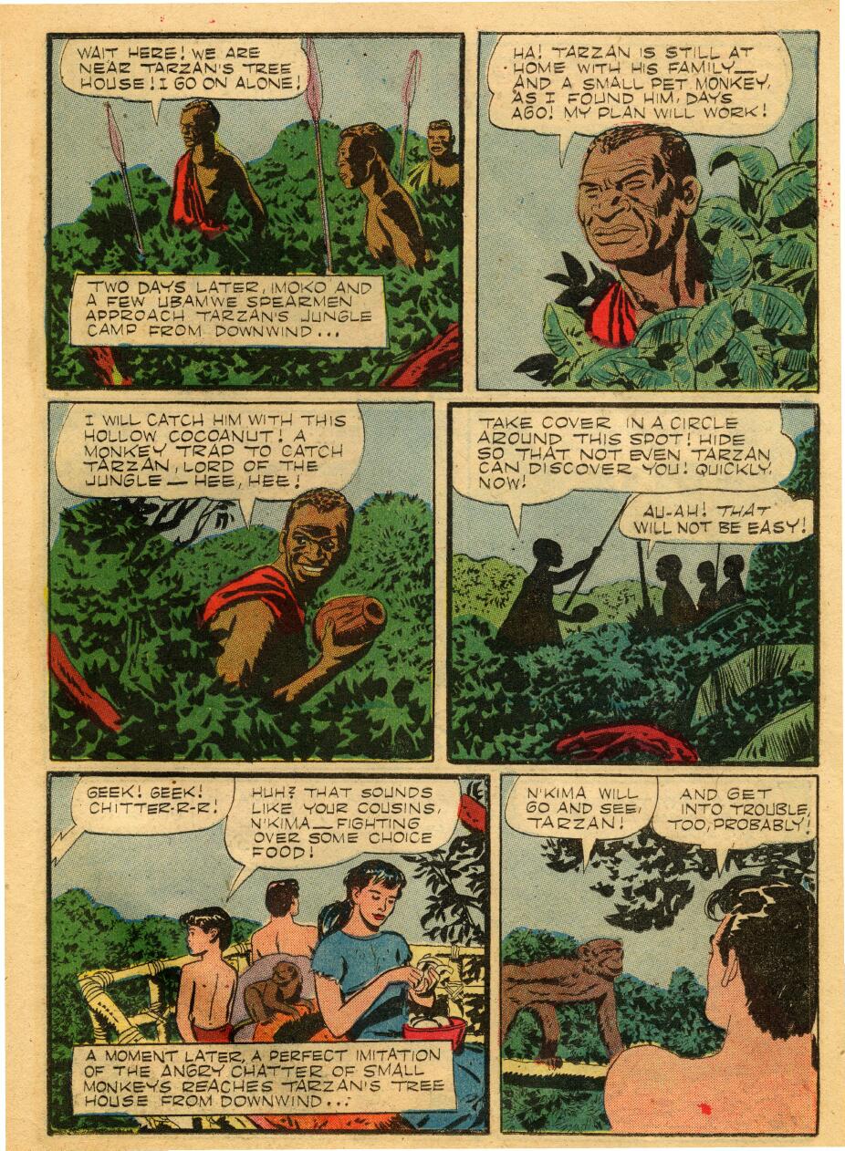 Read online Tarzan (1948) comic -  Issue #68 - 19