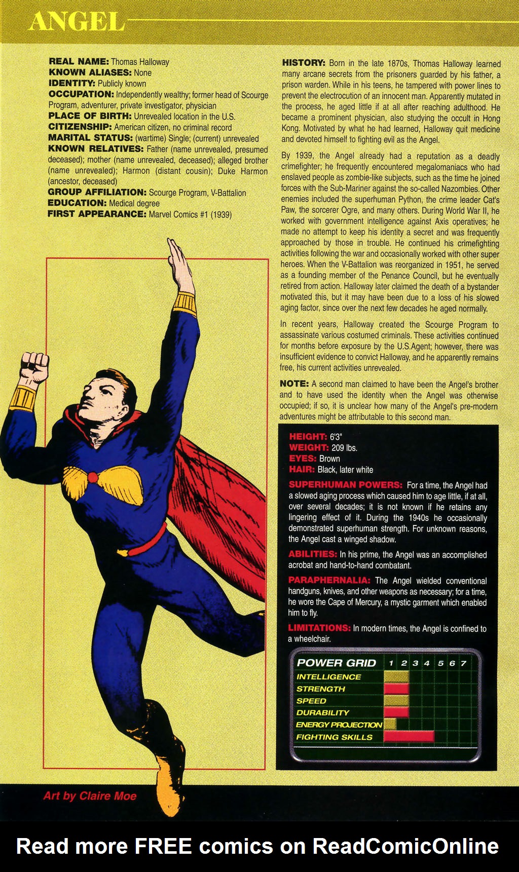 Read online The Official Handbook of the Marvel Universe: Golden Age comic -  Issue # Full - 4