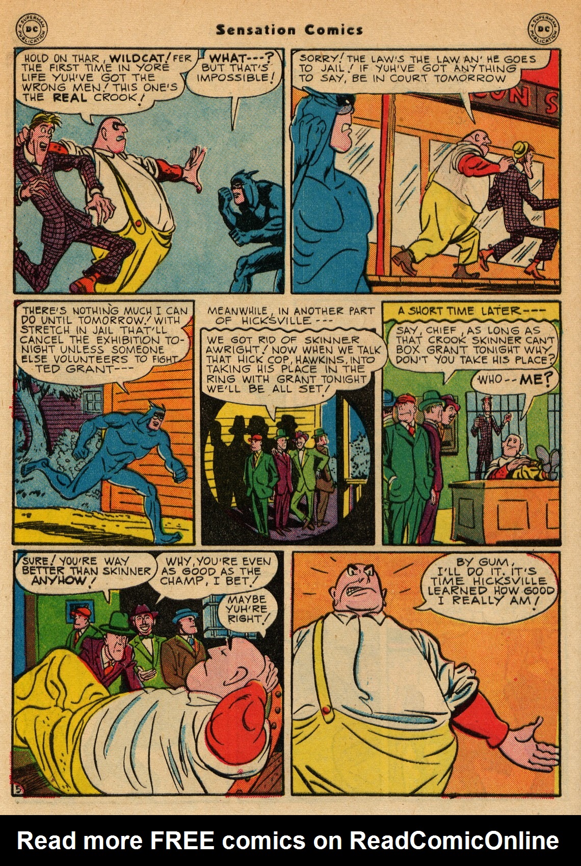 Read online Sensation (Mystery) Comics comic -  Issue #51 - 46