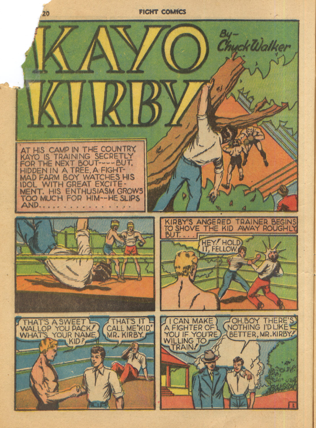 Read online Fight Comics comic -  Issue #3 - 22