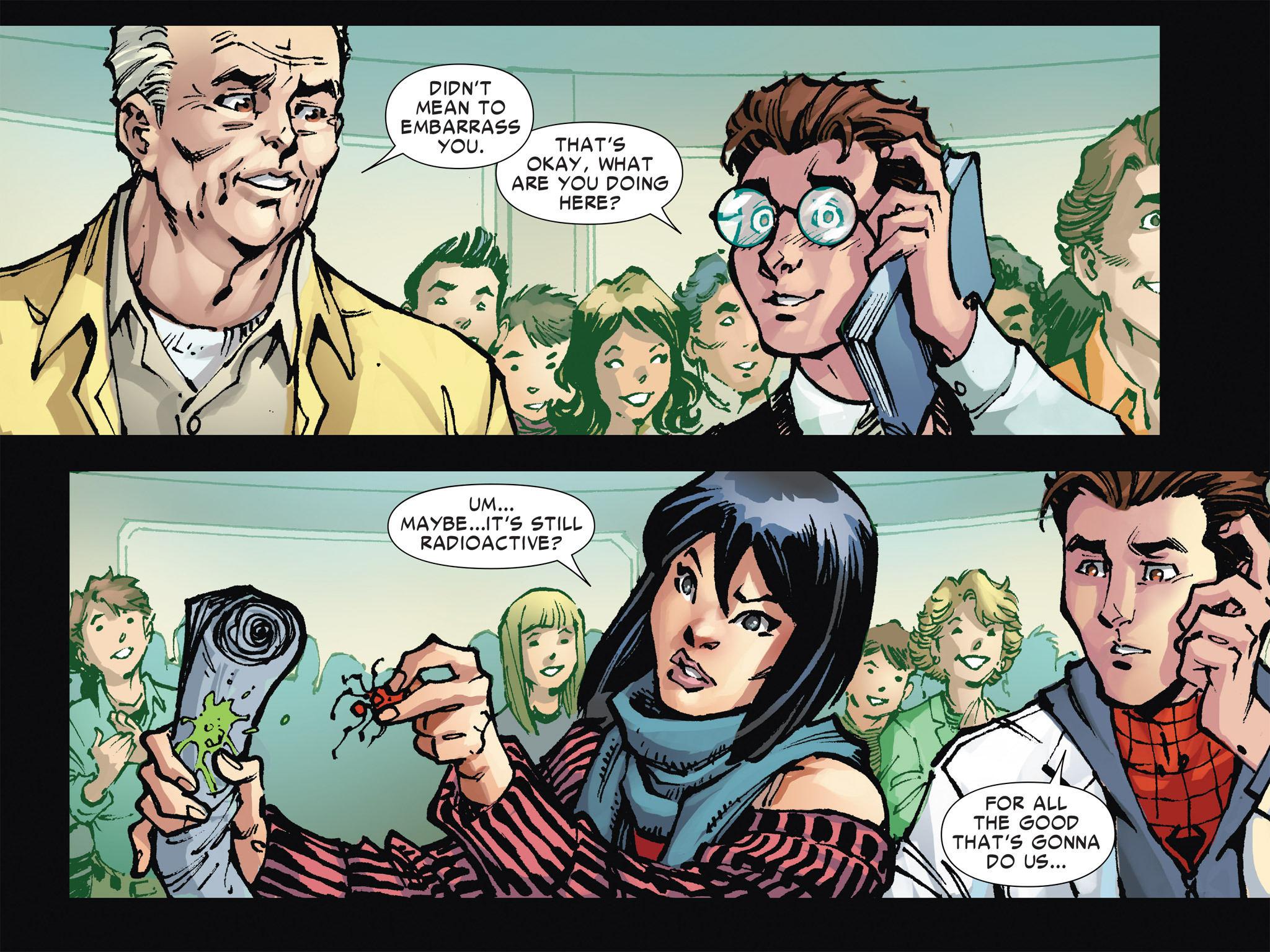 Read online The Amazing Spider-Man & Silk: The Spider(fly) Effect (Infinite Comics) comic -  Issue #5 - 36