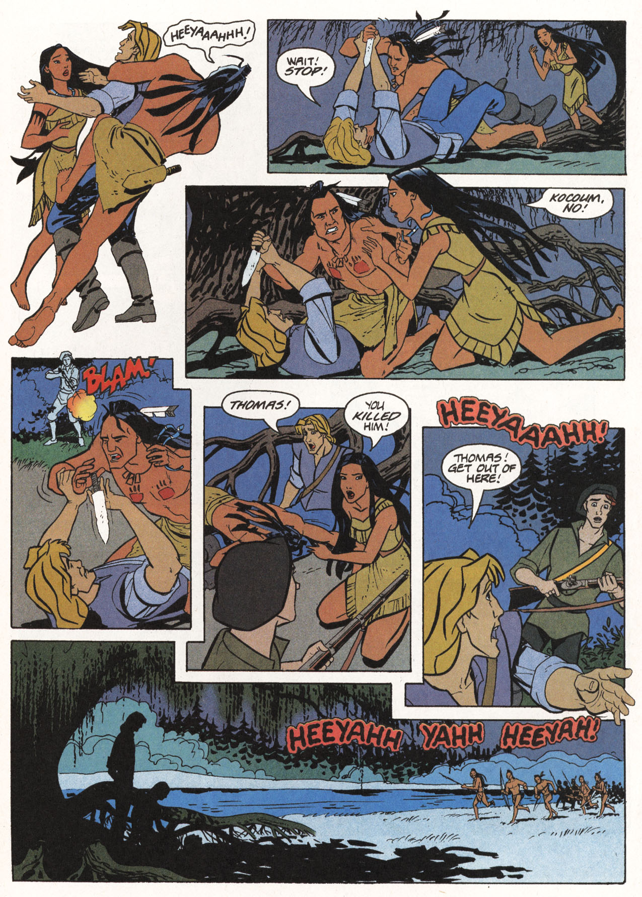 Read online Disney's Pocahontas comic -  Issue #1 - 39