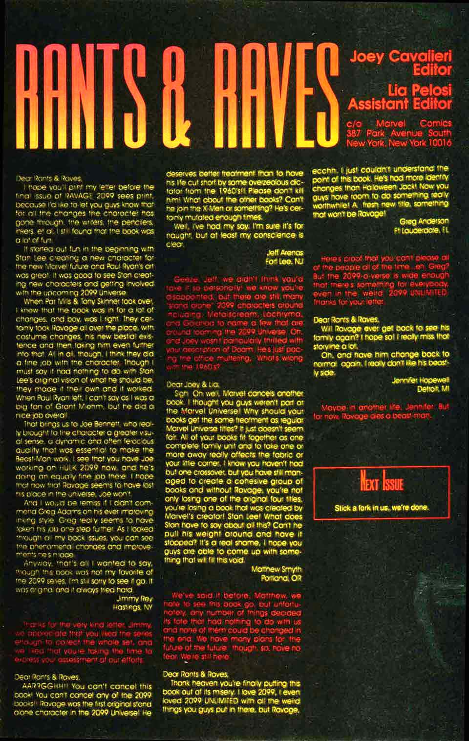 Read online Ravage 2099 comic -  Issue #33 - 24