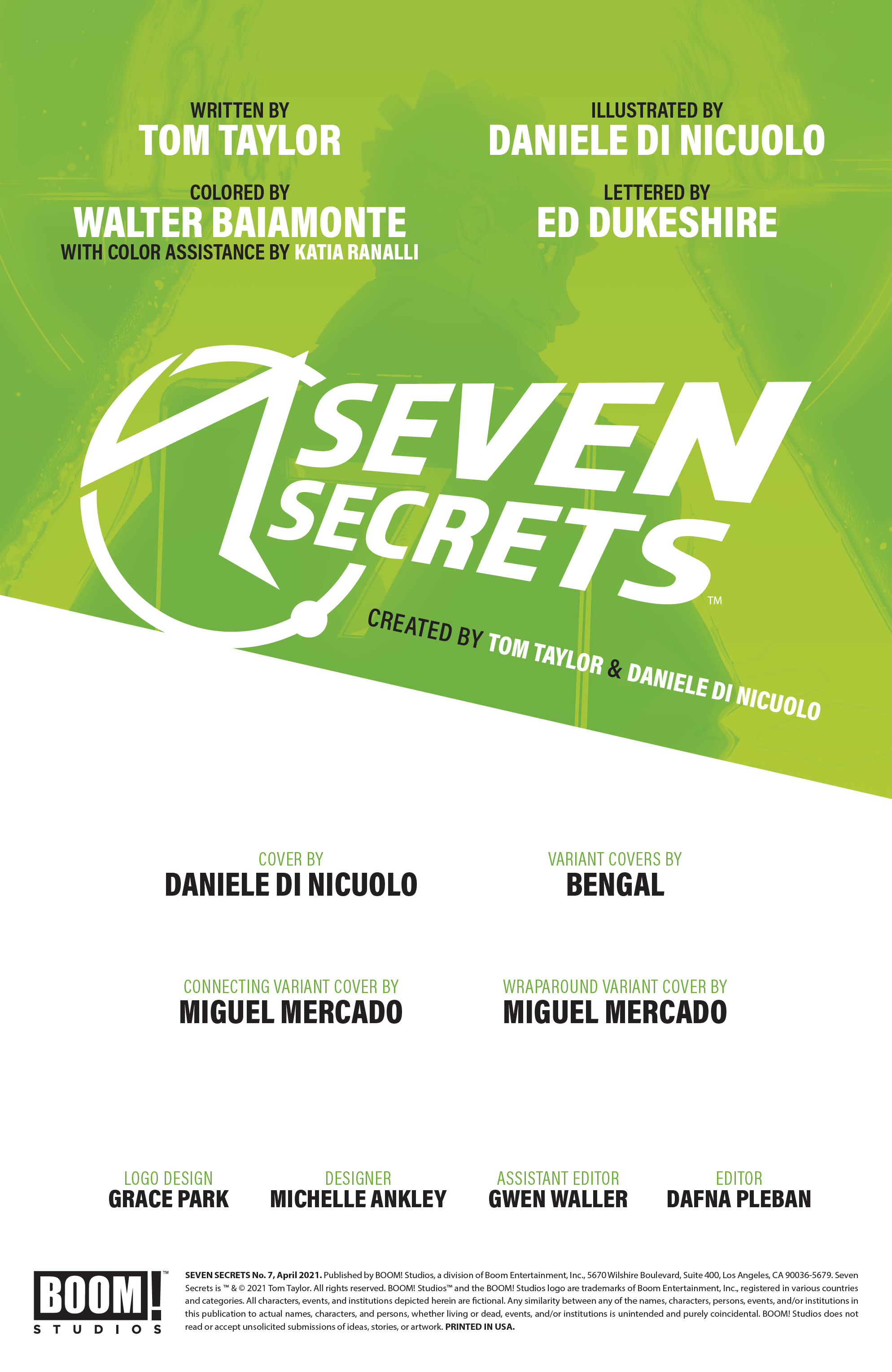 Read online Seven Secrets comic -  Issue #7 - 2