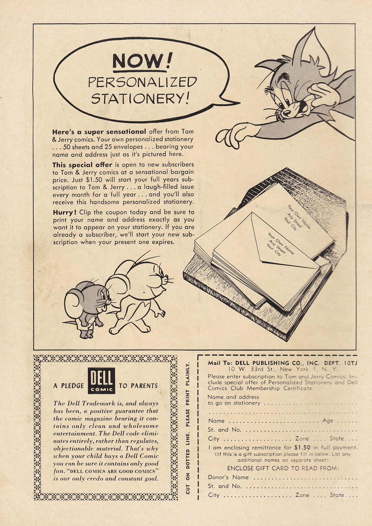 Read online Tom & Jerry Comics comic -  Issue #159 - 2