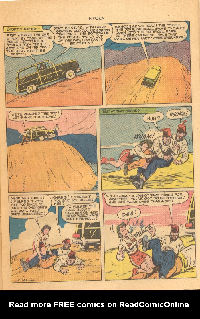 Read online Nyoka the Jungle Girl (1945) comic -  Issue #54 - 13