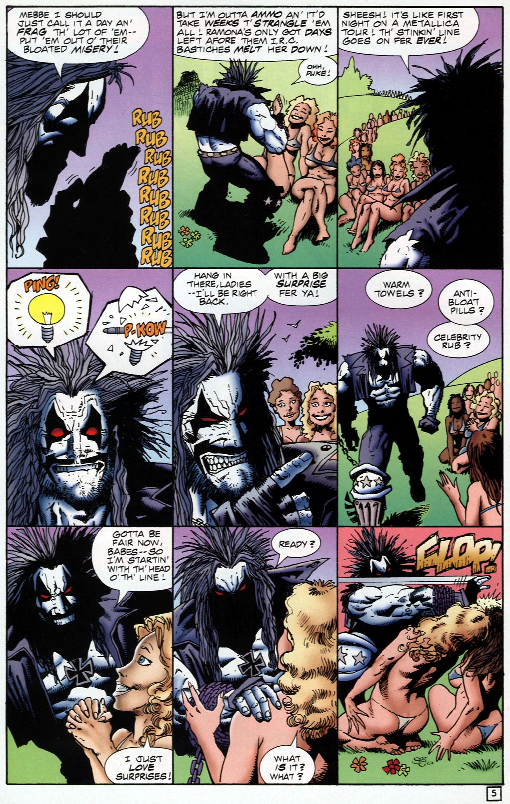 Read online Lobo: Death and Taxes comic -  Issue #3 - 5