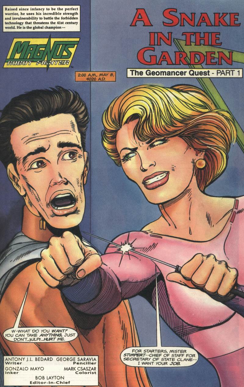 Read online Magnus Robot Fighter (1991) comic -  Issue #43 - 2