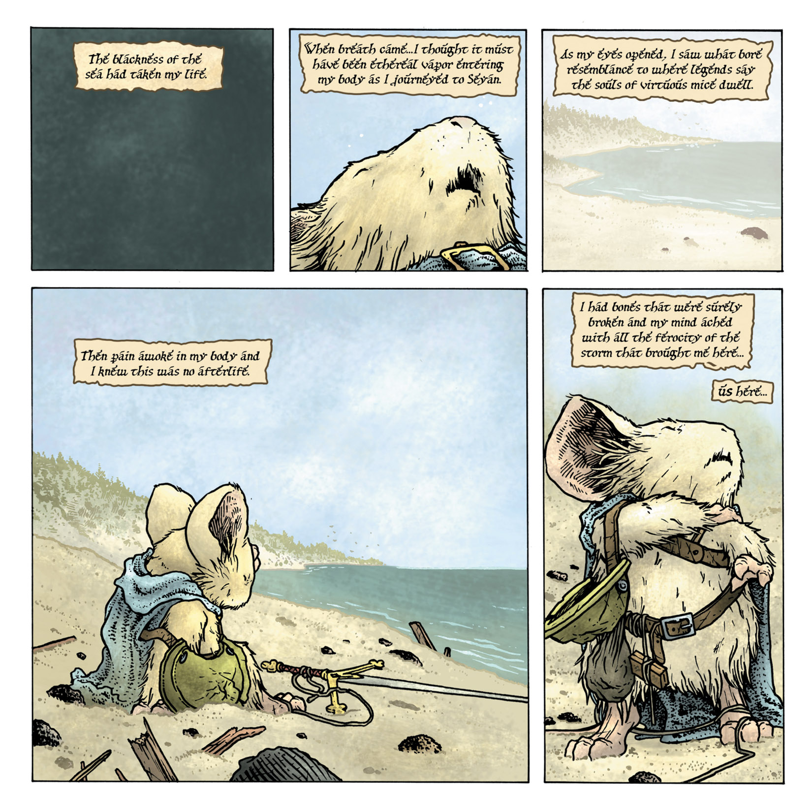 Read online Mouse Guard: The Black Axe comic -  Issue #3 - 3
