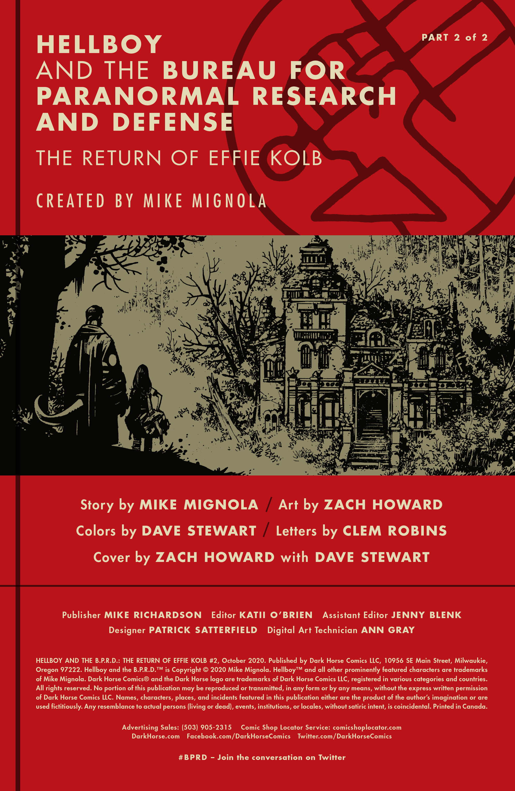 Read online Hellboy and the B.P.R.D.: The Return of Effie Kolb comic -  Issue #2 - 2