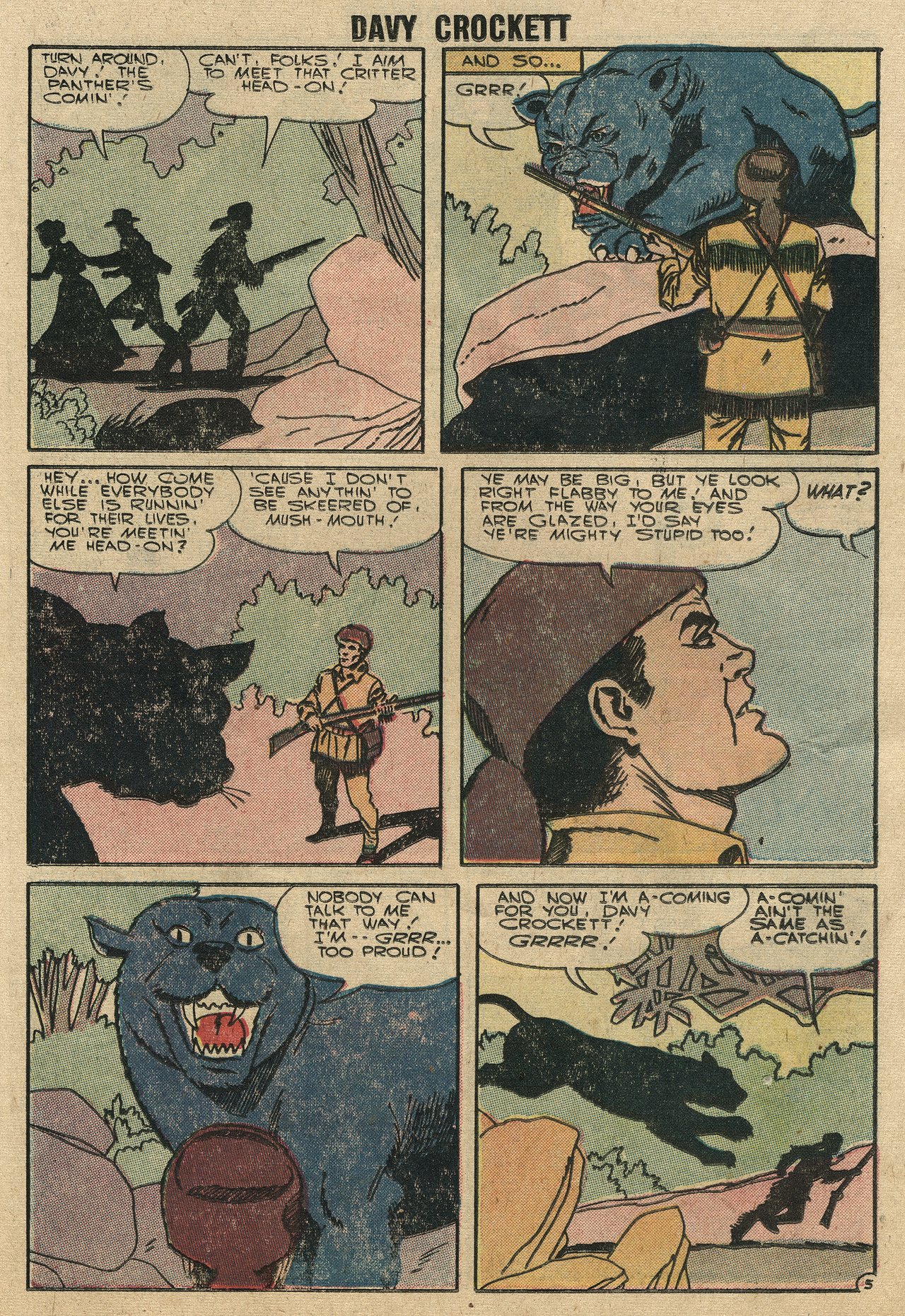 Read online Davy Crockett comic -  Issue #7 - 25