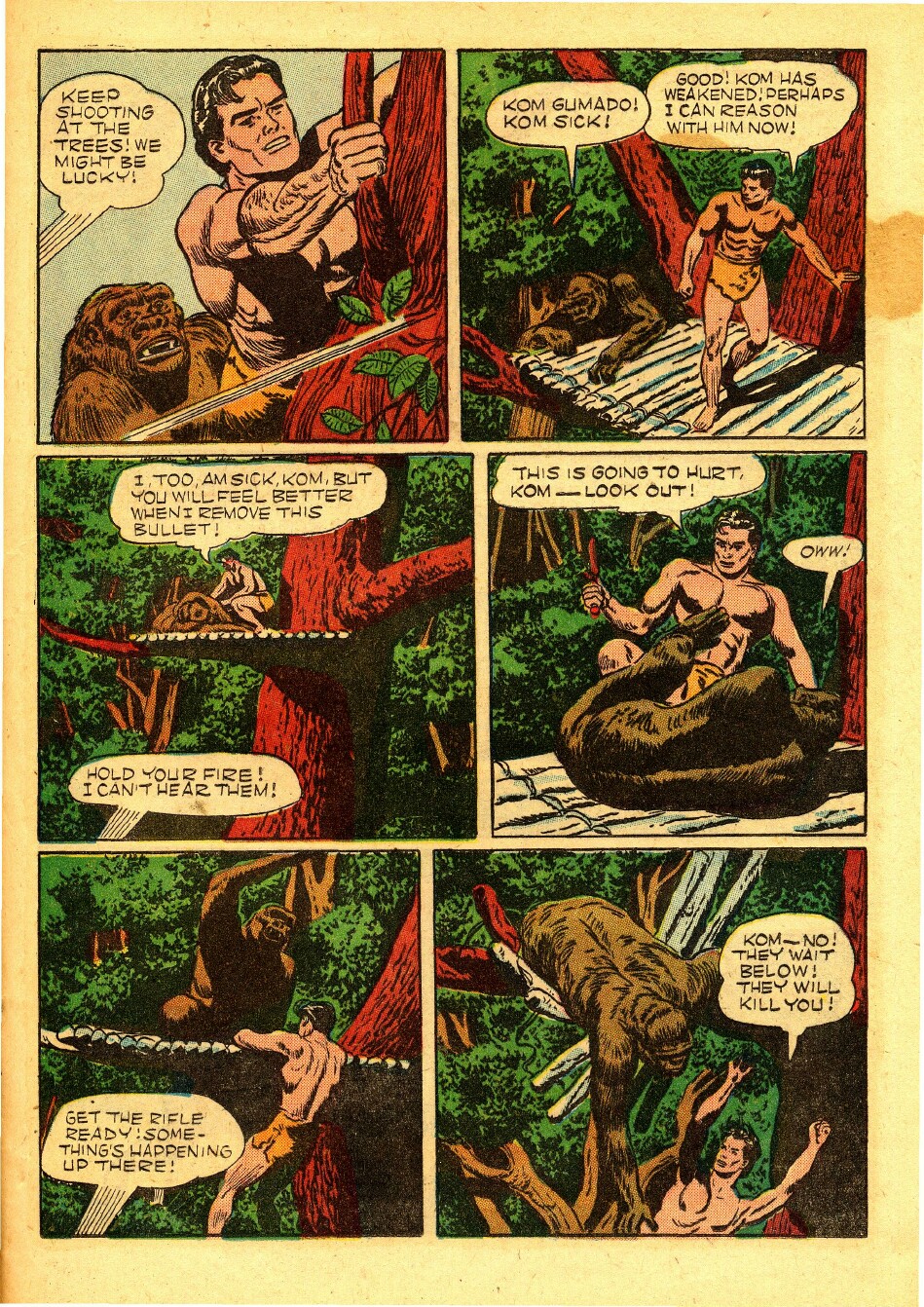 Read online Tarzan (1948) comic -  Issue #46 - 33