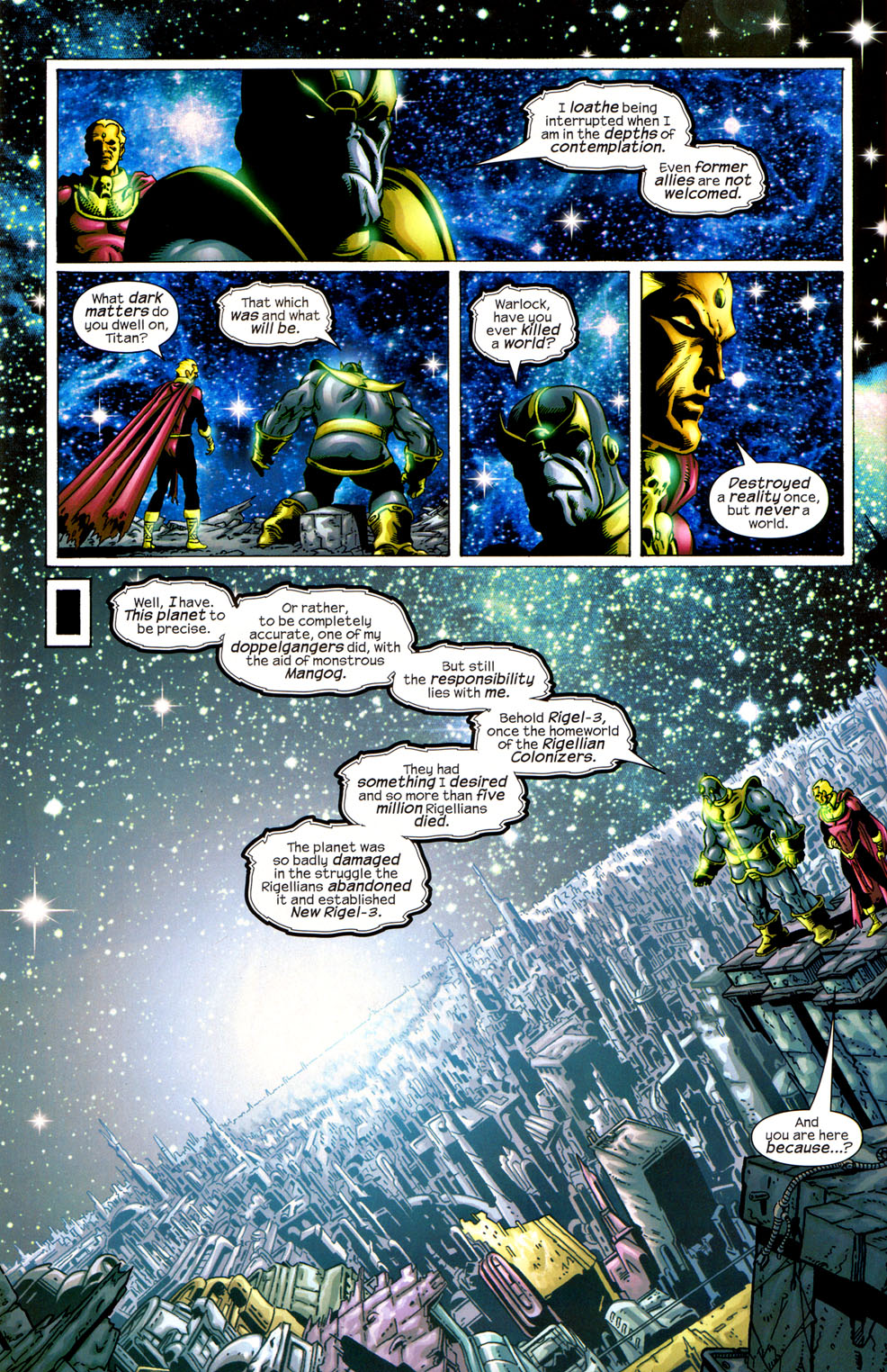 Read online Thanos (2003) comic -  Issue #1 - 5