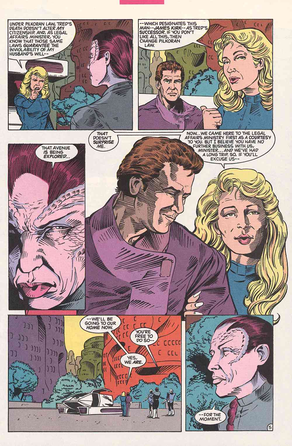 Read online Star Trek (1989) comic -  Issue #27 - 5