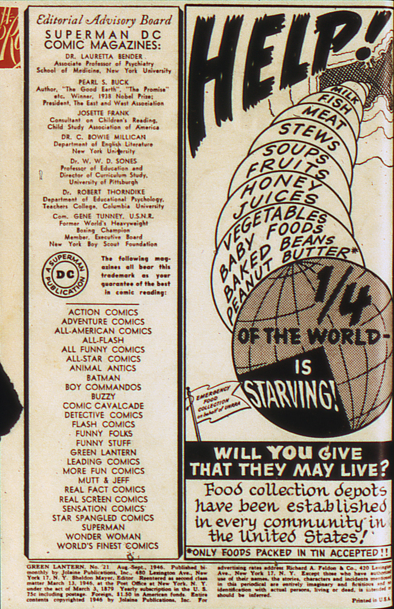 Read online Green Lantern (1941) comic -  Issue #21 - 3