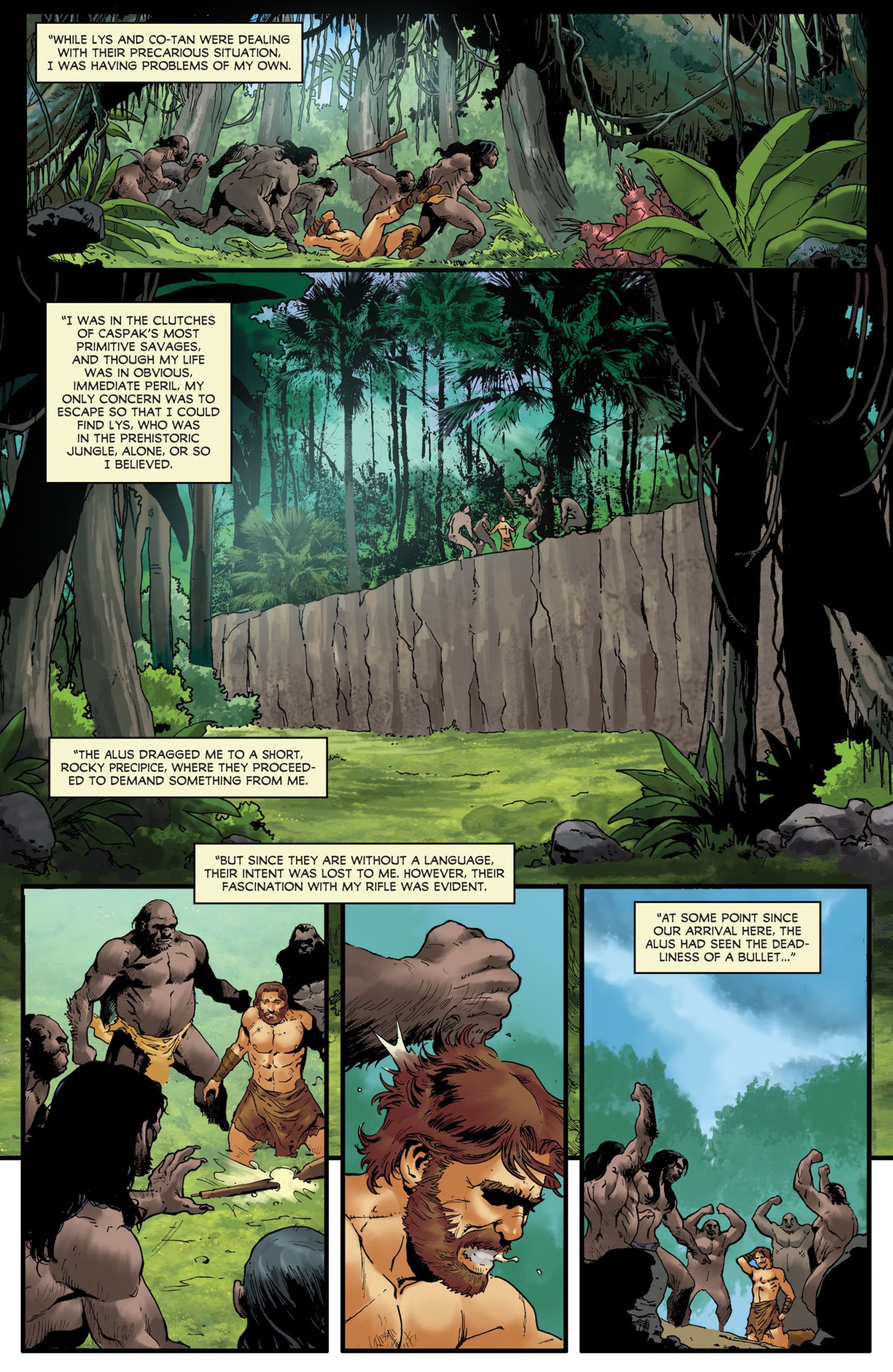Read online The Land That Time Forgot: Fearless comic -  Issue #2 - 3