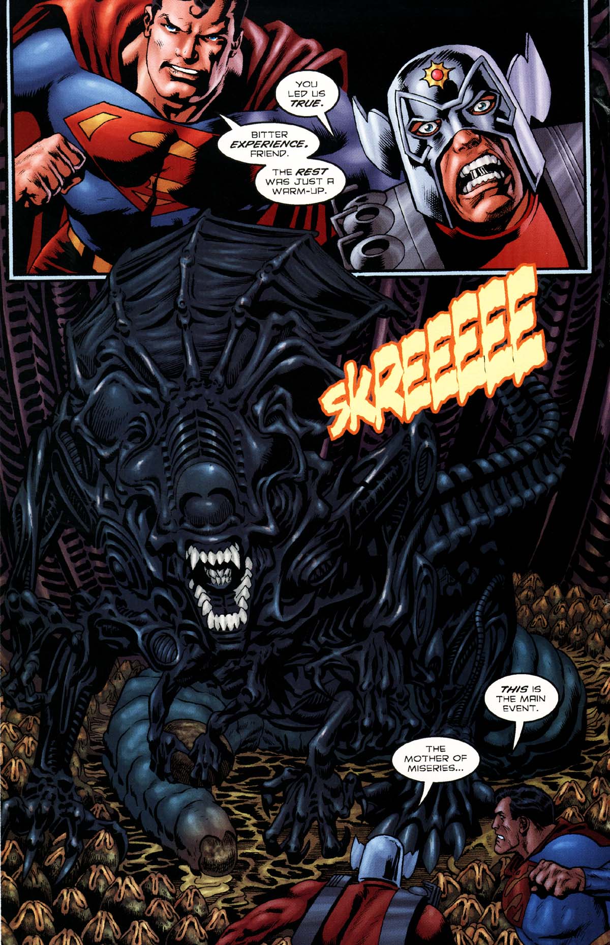 Read online Superman/Aliens 2: God War comic -  Issue #4 - 18