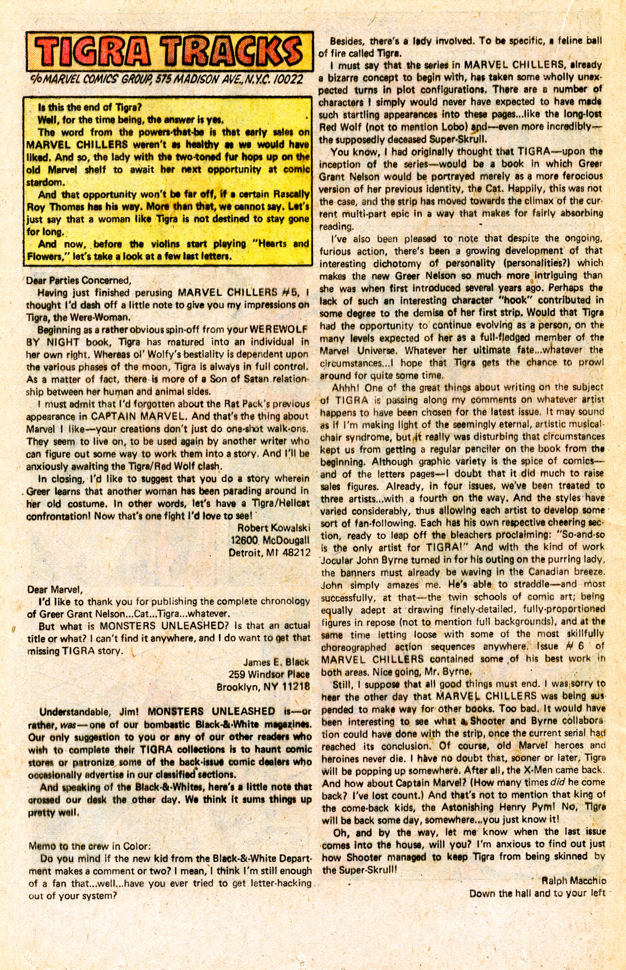 Read online Marvel Chillers comic -  Issue #7 - 20