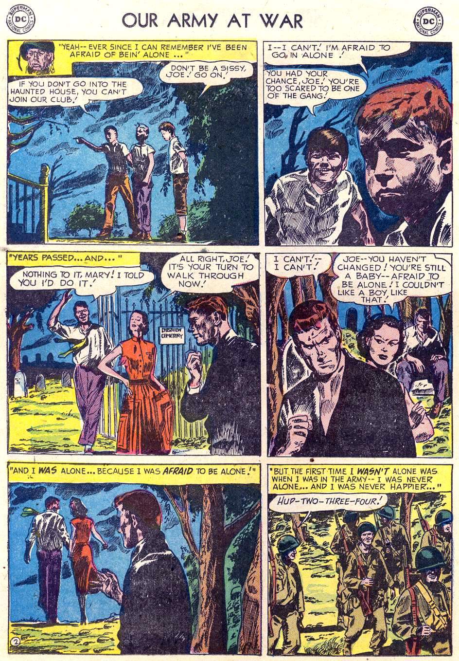 Read online Our Army at War (1952) comic -  Issue #8 - 22