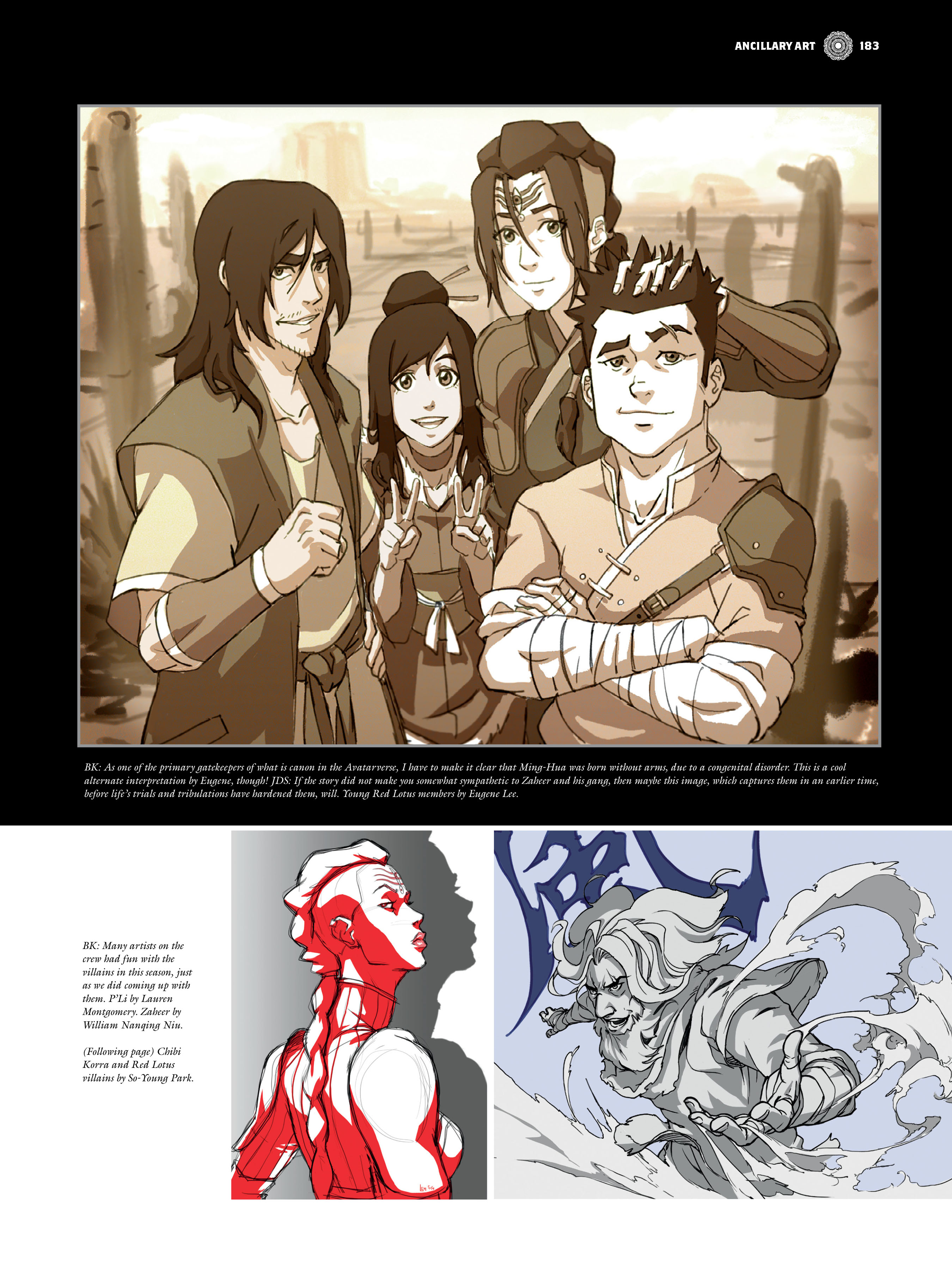Read online The Legend of Korra: The Art of the Animated Series comic -  Issue # TPB 3 - 184
