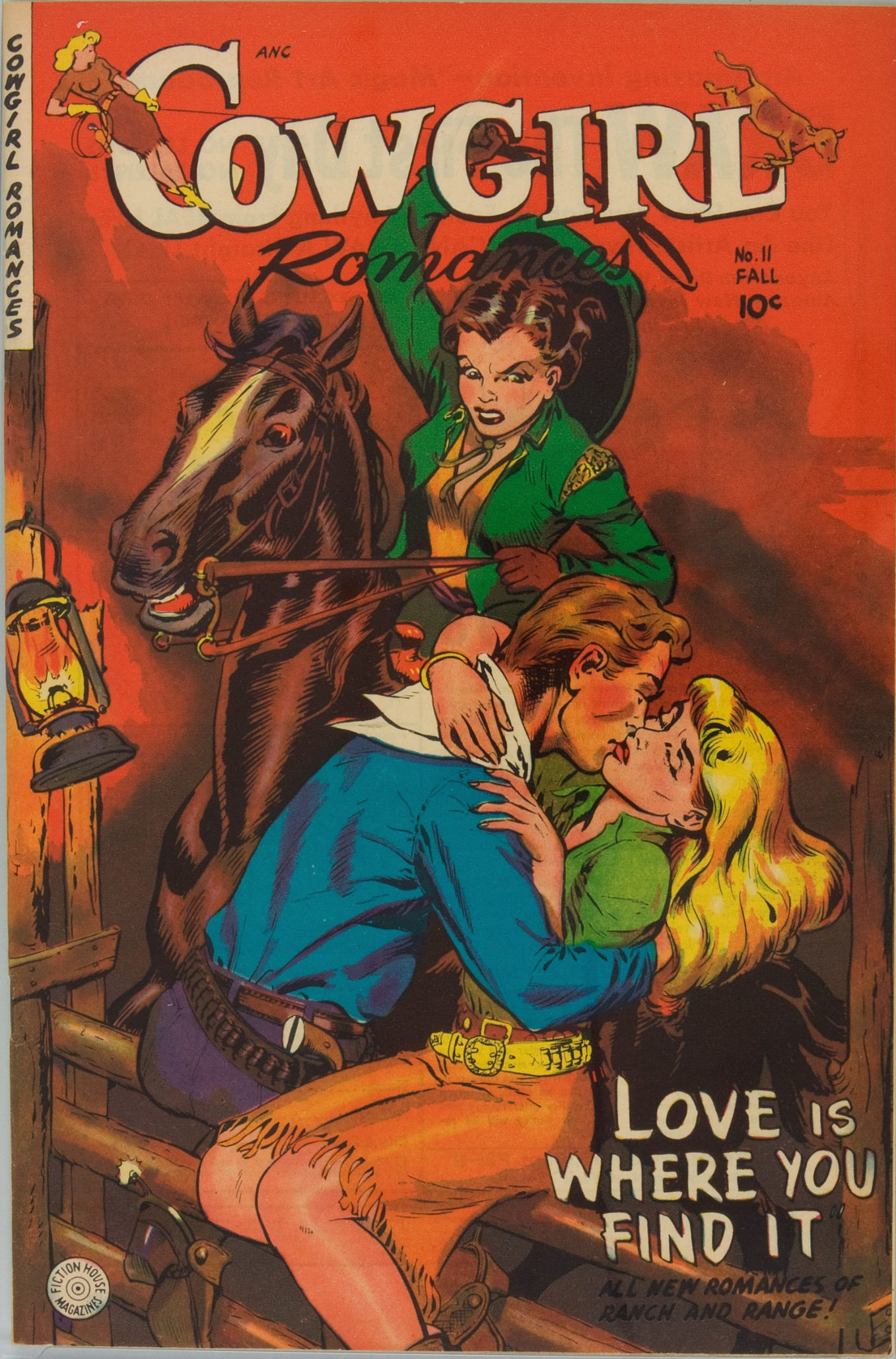 Read online Cowgirl Romances (1950) comic -  Issue #11 - 1