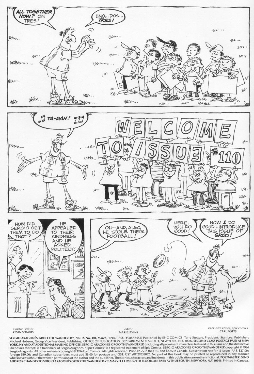 Read online Sergio Aragonés Groo the Wanderer comic -  Issue #110 - 2