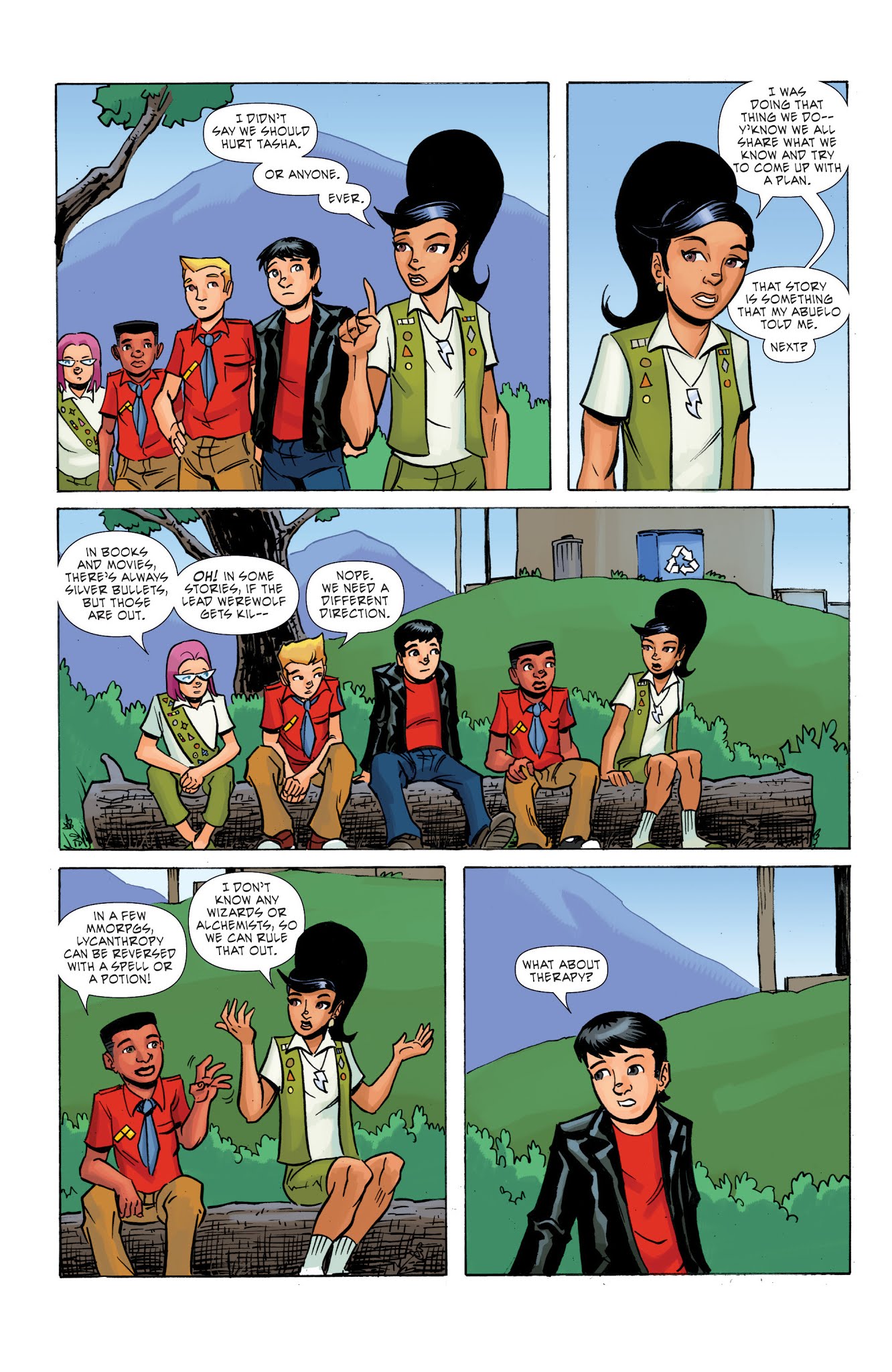 Read online Ghoul Scouts: I Was A Tweenage Werewolf! comic -  Issue #3 - 8
