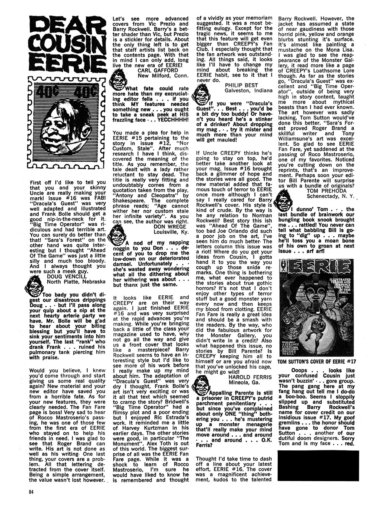 Read online Eerie Archives comic -  Issue # TPB 4 - 85