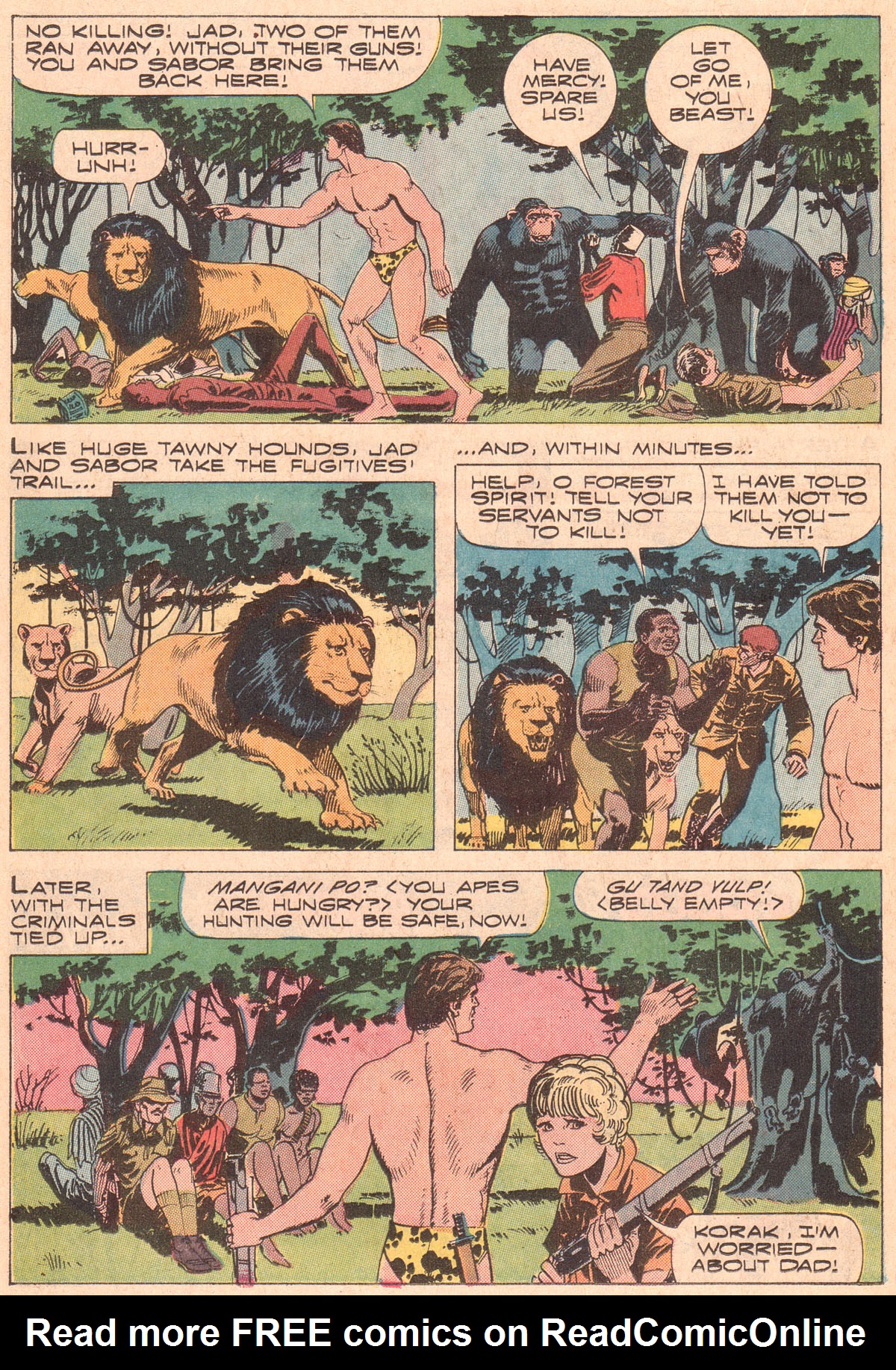 Read online Korak, Son of Tarzan (1964) comic -  Issue #43 - 21