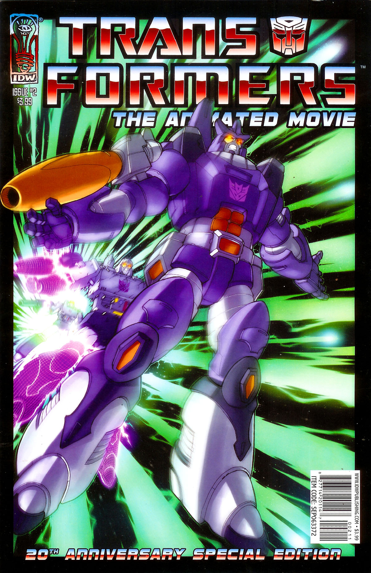 Read online The Transformers: The Animated Movie comic -  Issue #2 - 1