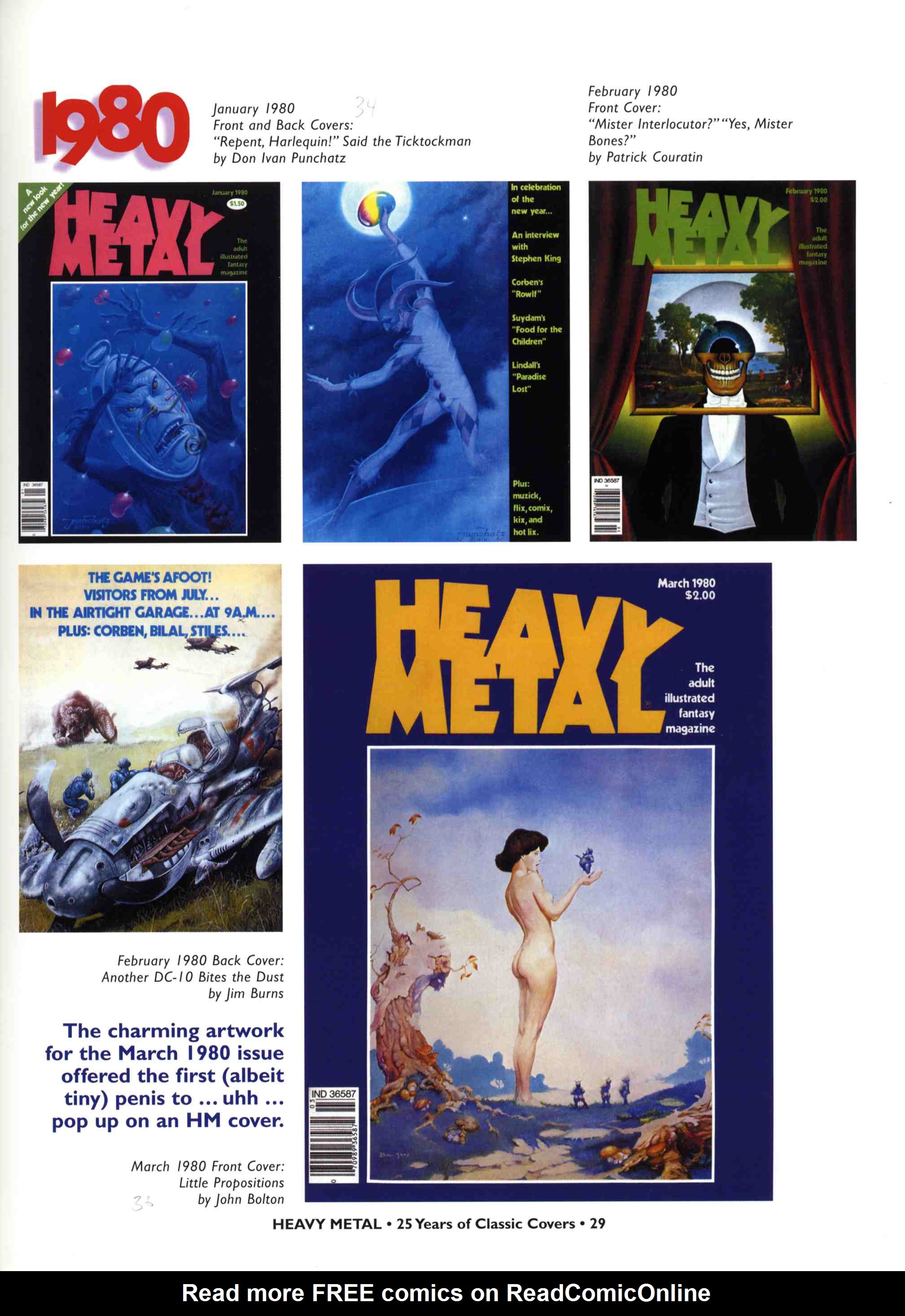 Read online Heavy Metal: 25 Years of Classic Covers comic -  Issue # TPB - 35