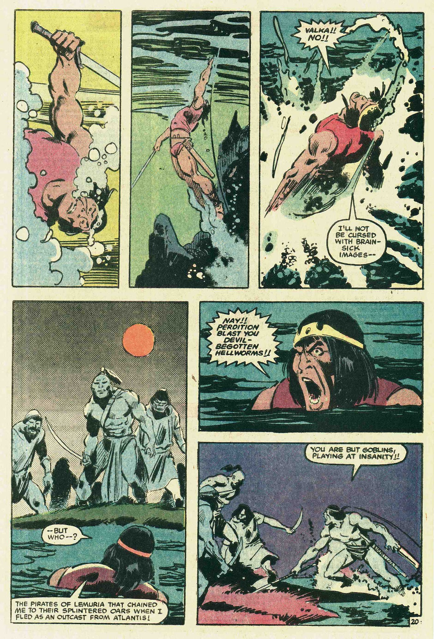 Read online Kull The Conqueror (1983) comic -  Issue #6 - 21