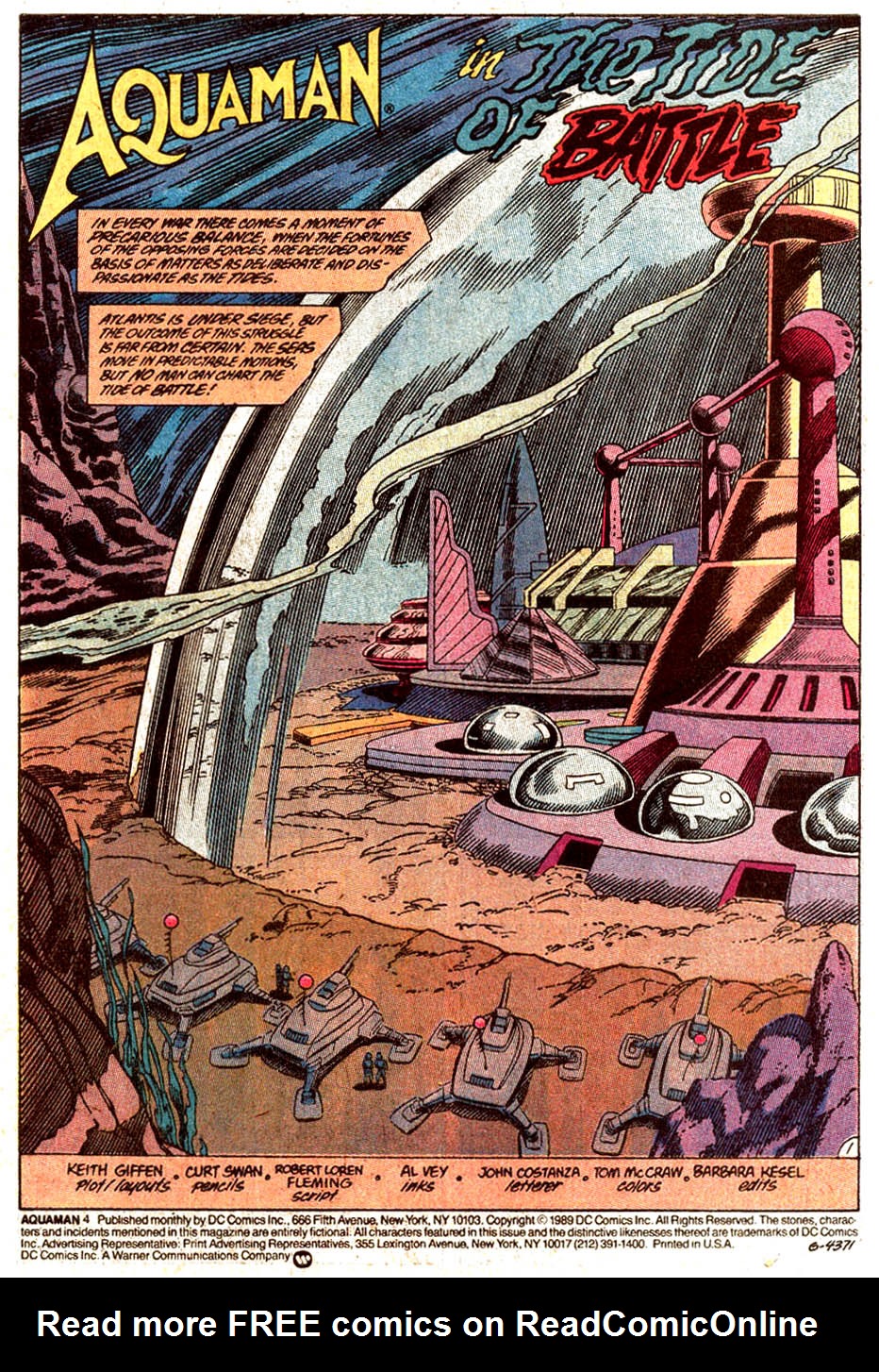 Read online Aquaman (1989) comic -  Issue #4 - 2