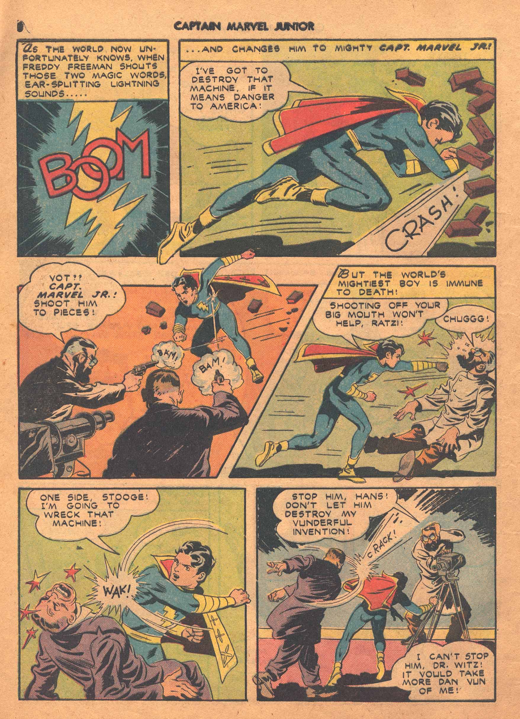 Read online Captain Marvel, Jr. comic -  Issue #8 - 9