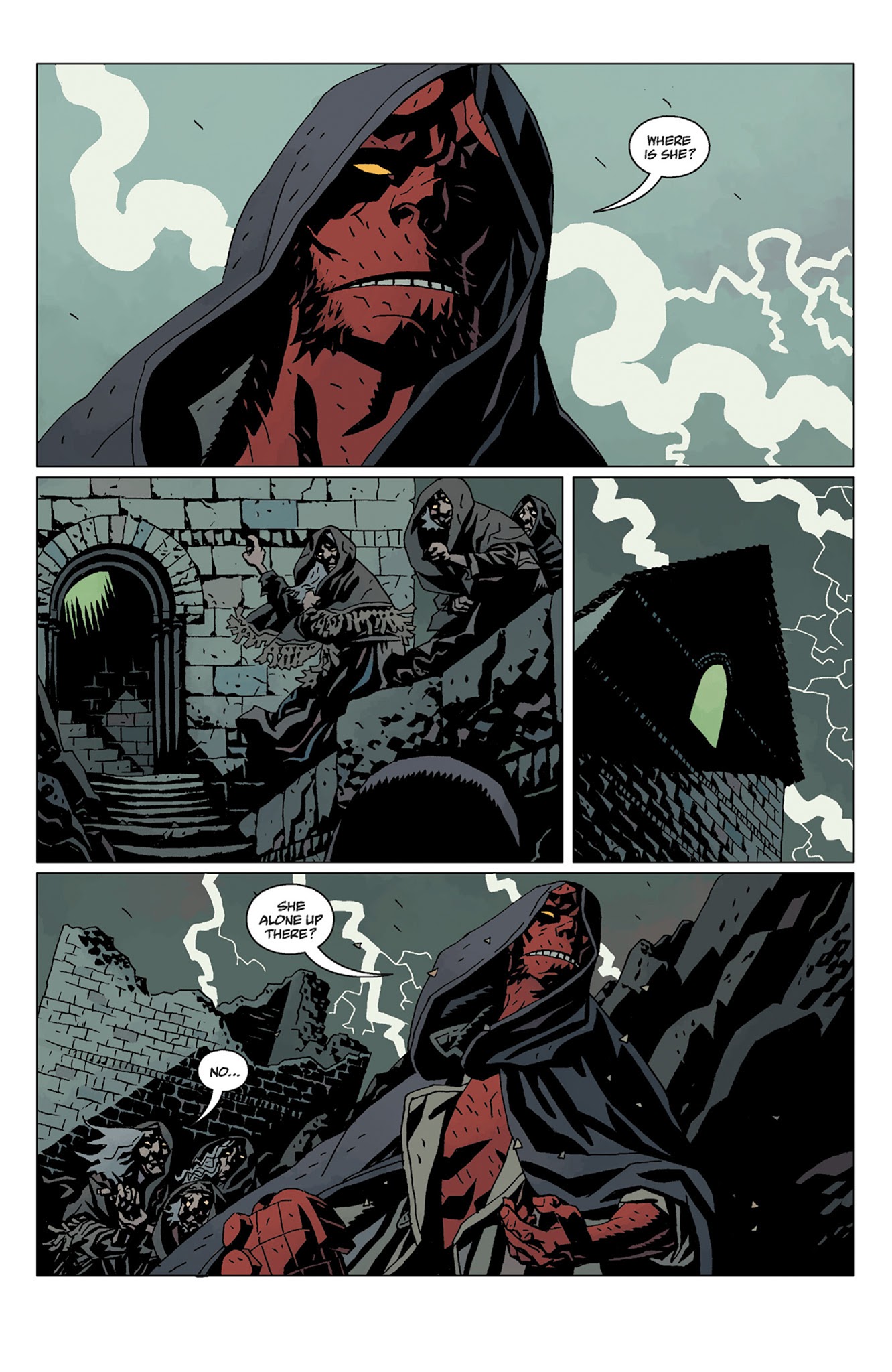 Read online Hellboy: The Storm And The Fury comic -  Issue # TPB - 91