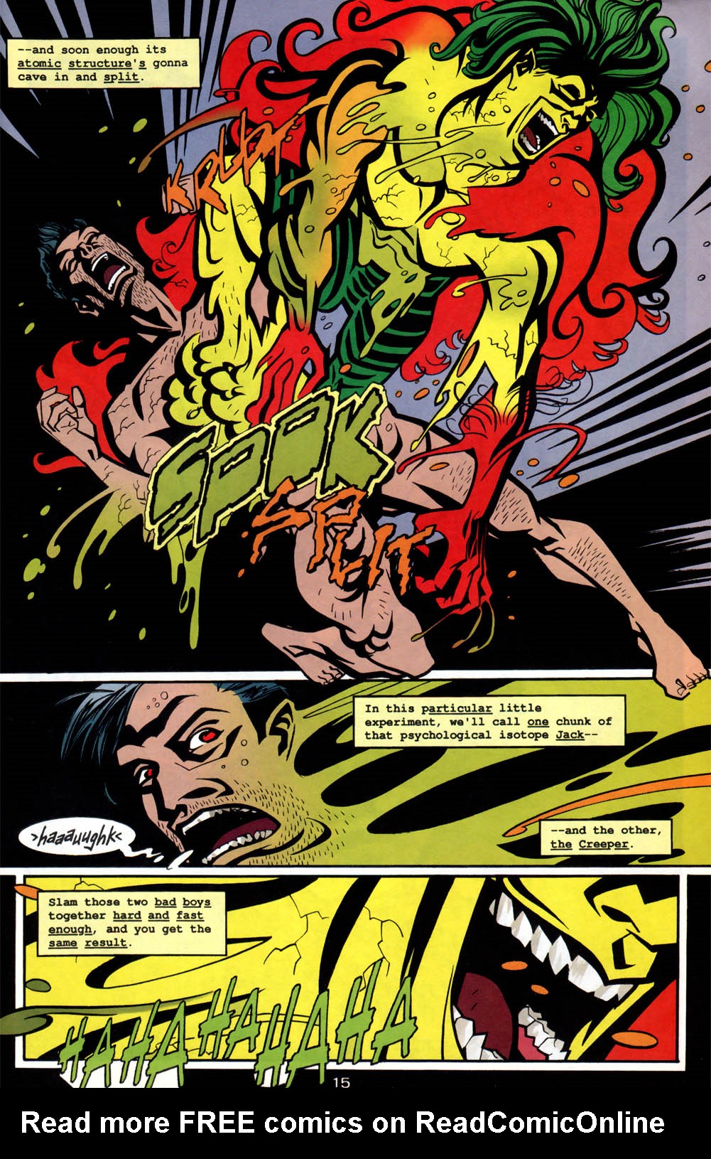 Read online The Creeper (1997) comic -  Issue #10 - 15