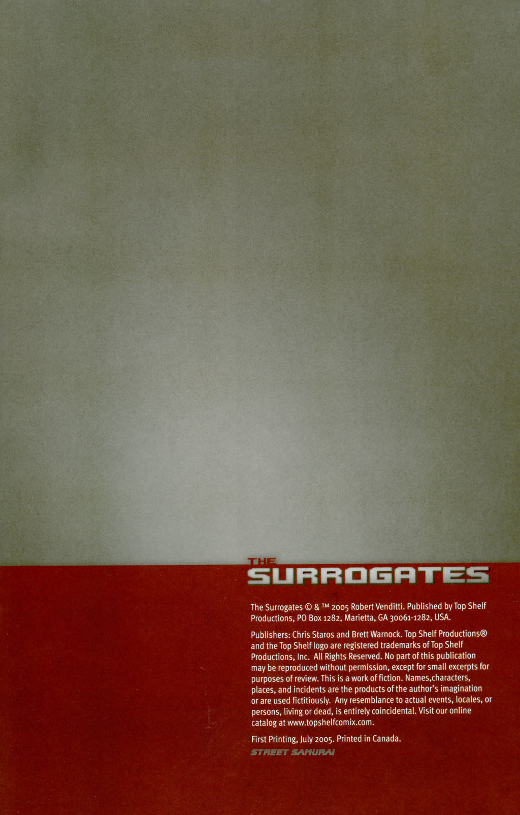 Read online The Surrogates comic -  Issue #1 - 34