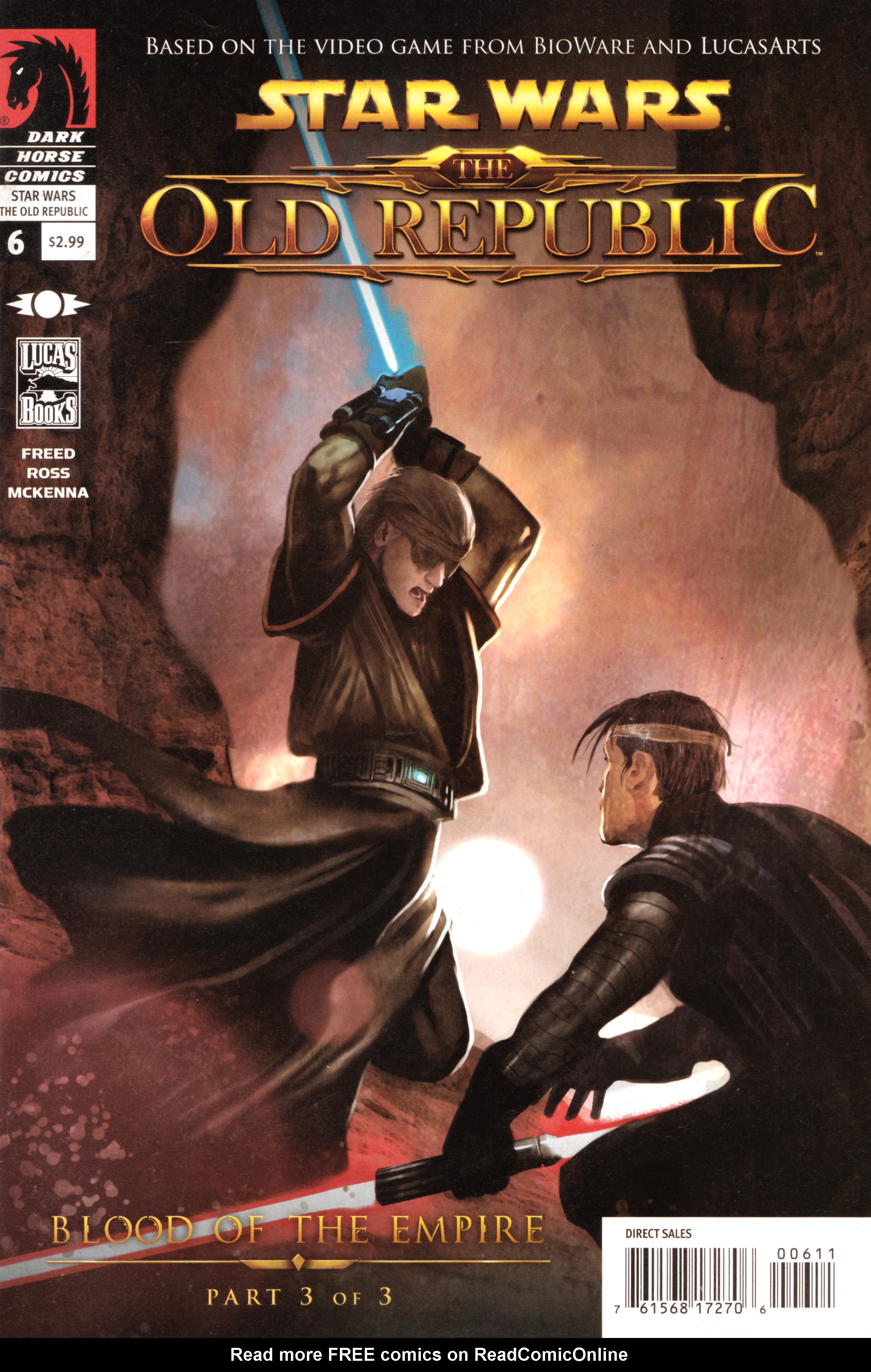 Read online Star Wars: The Old Republic comic -  Issue #6 - 1