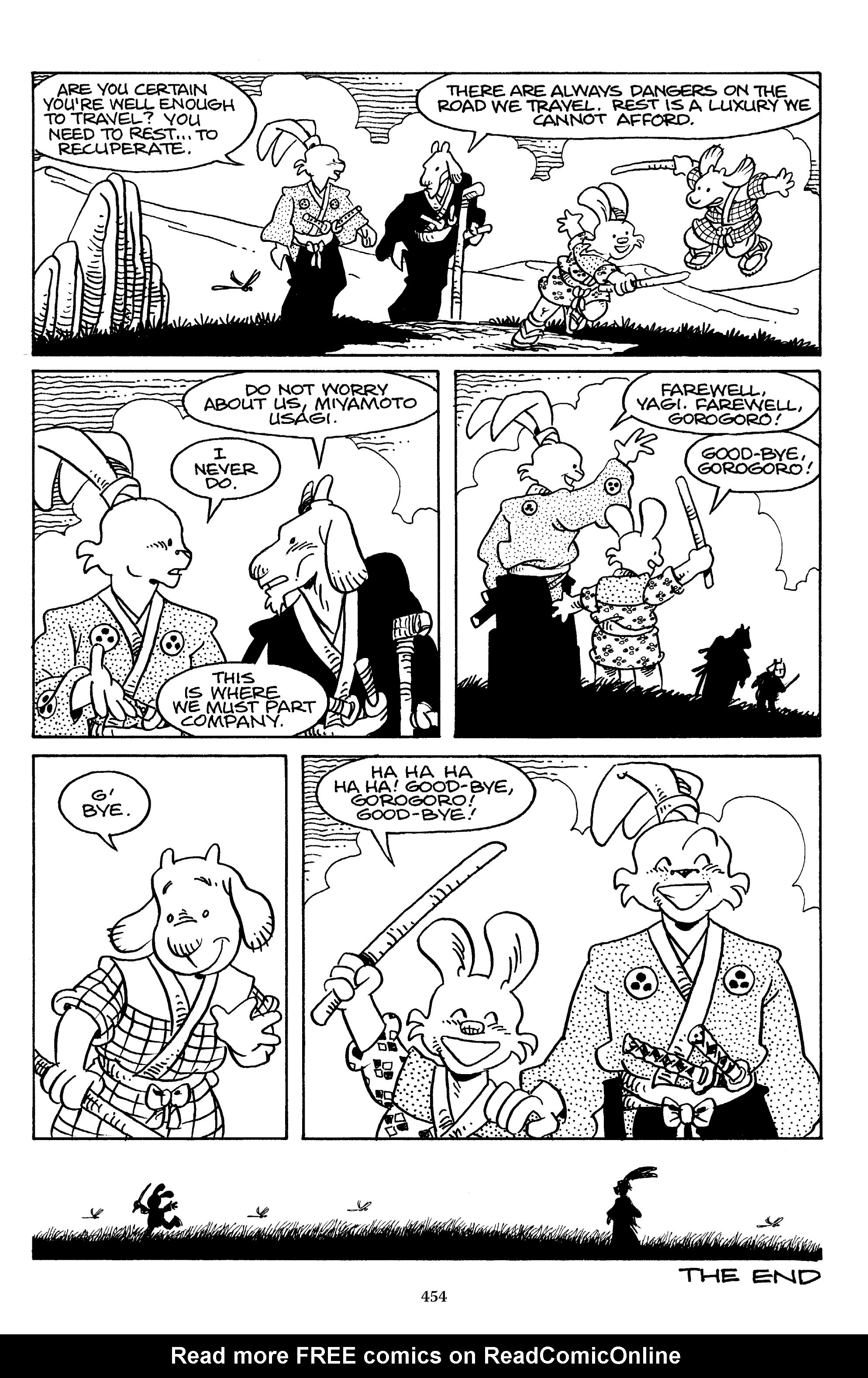 Read online The Usagi Yojimbo Saga comic -  Issue # TPB 4 - 450