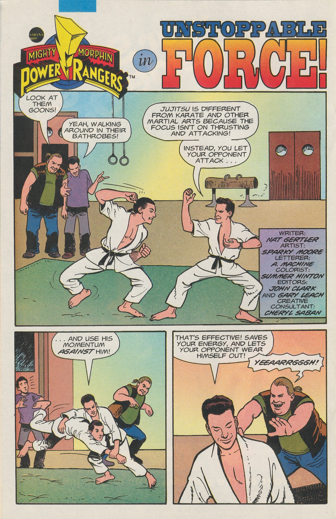Read online Saban's Mighty Morphin Power Rangers (1995) comic -  Issue #1 - 22