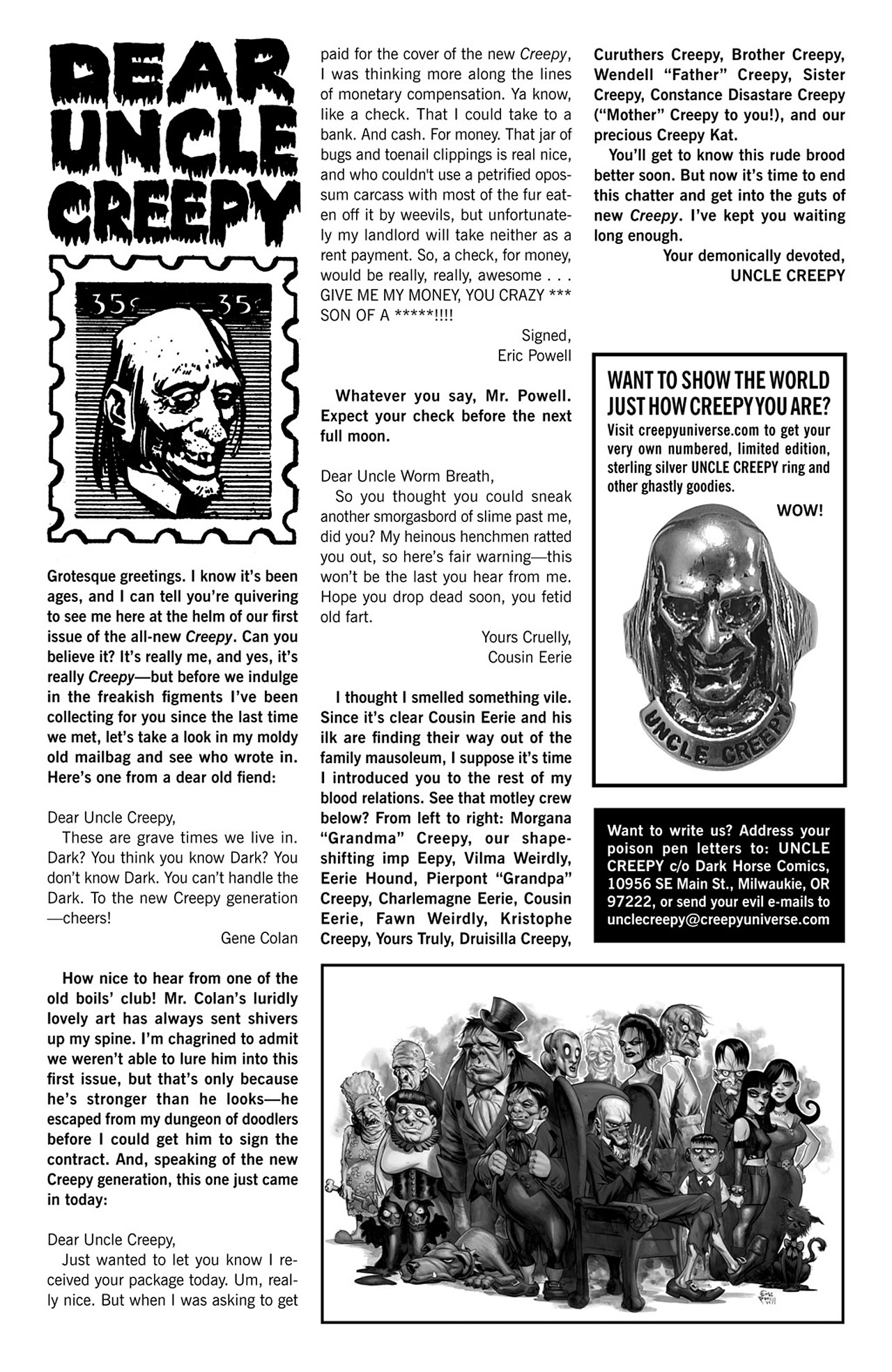 Read online Creepy (2009) comic -  Issue #1 - 4