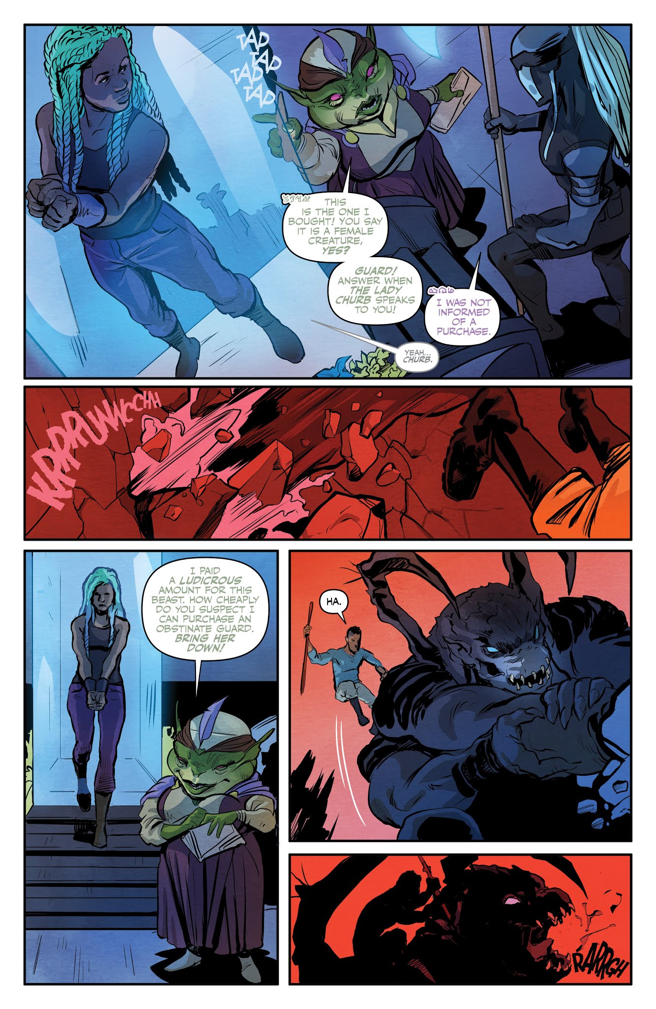 Read online Alien Bounty Hunter comic -  Issue #5 - 7